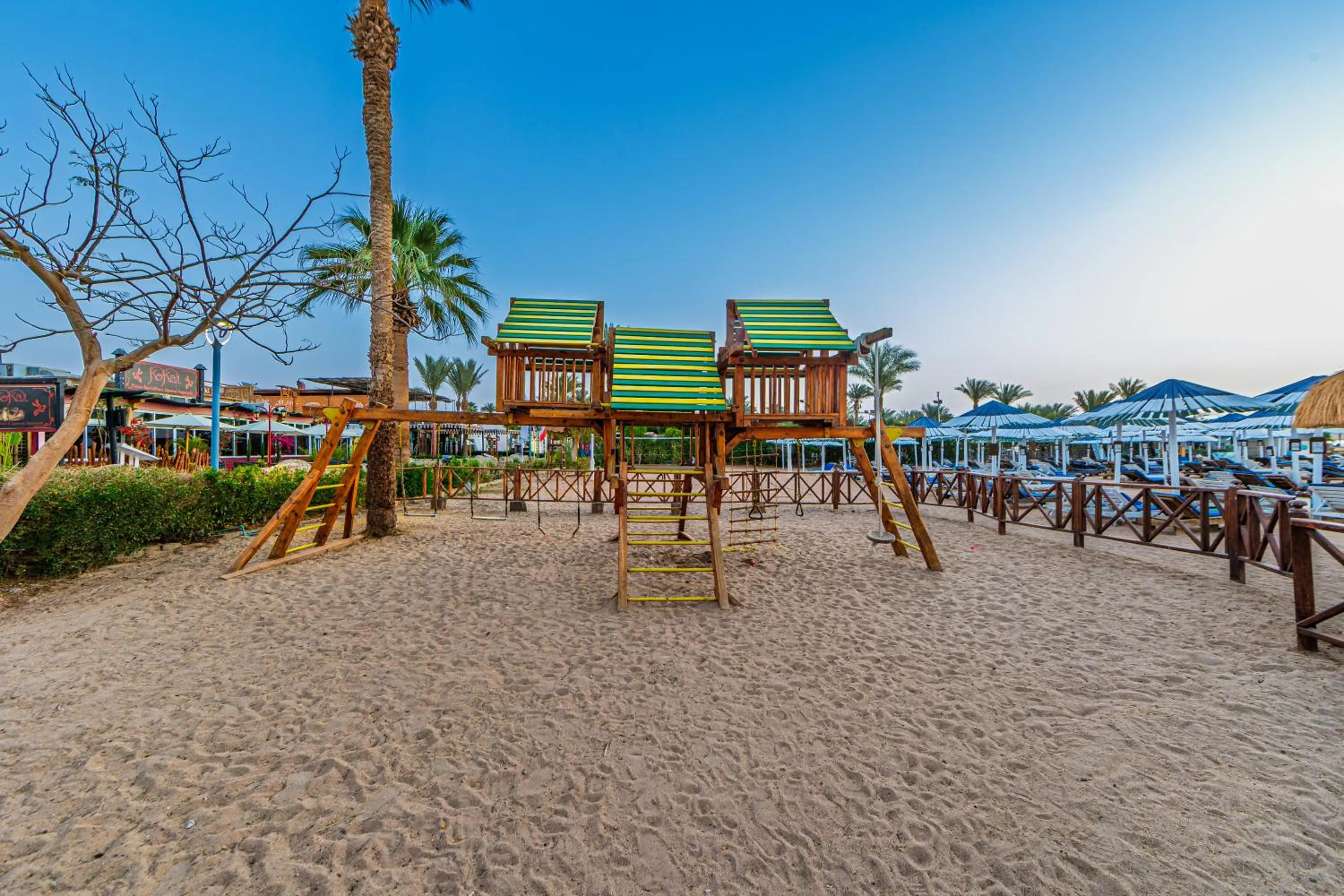 Children play ground in Ghazala Beach
