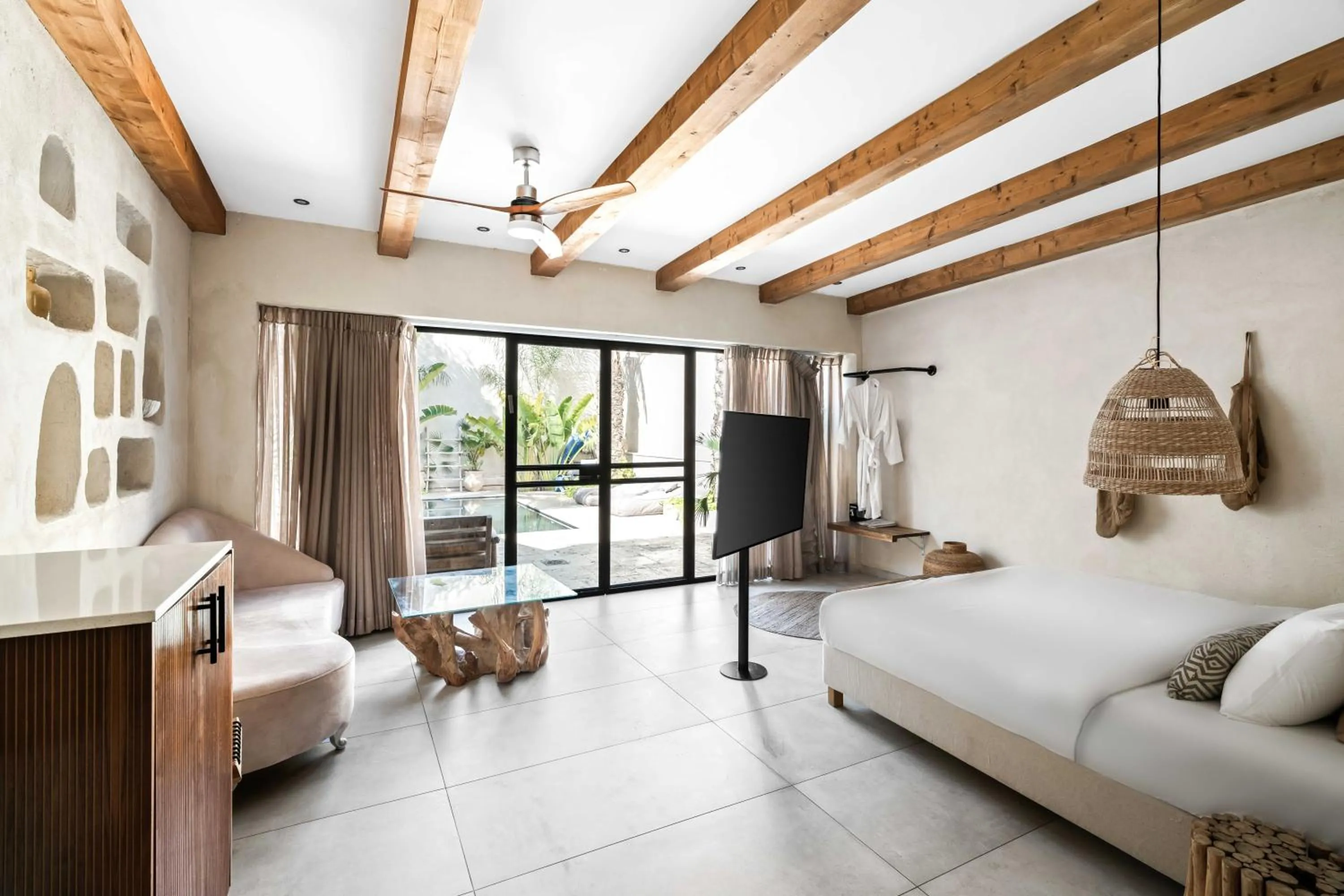 Bed in Hotel Anilevich Mansion