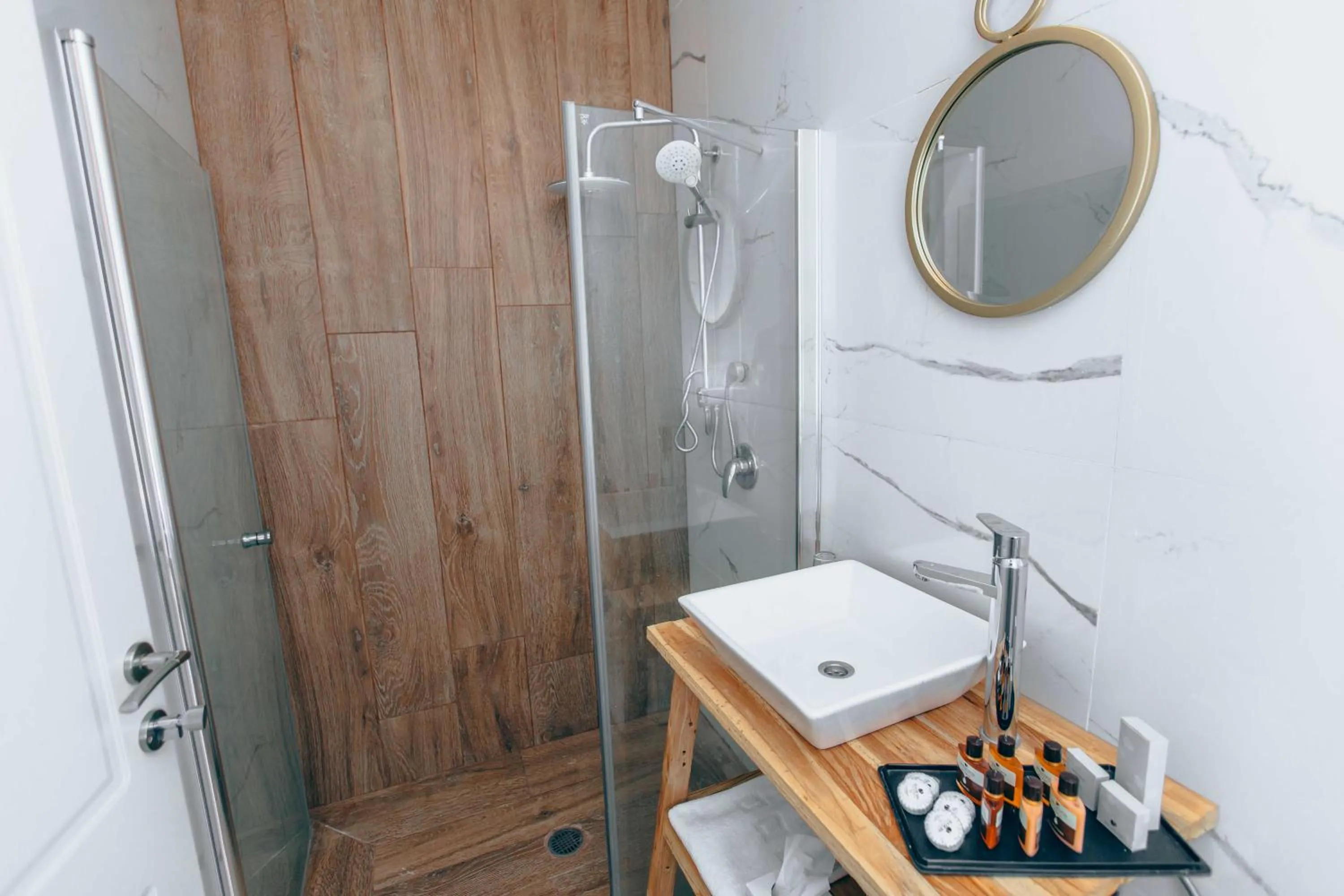 Shower in Hotel Anilevich Mansion