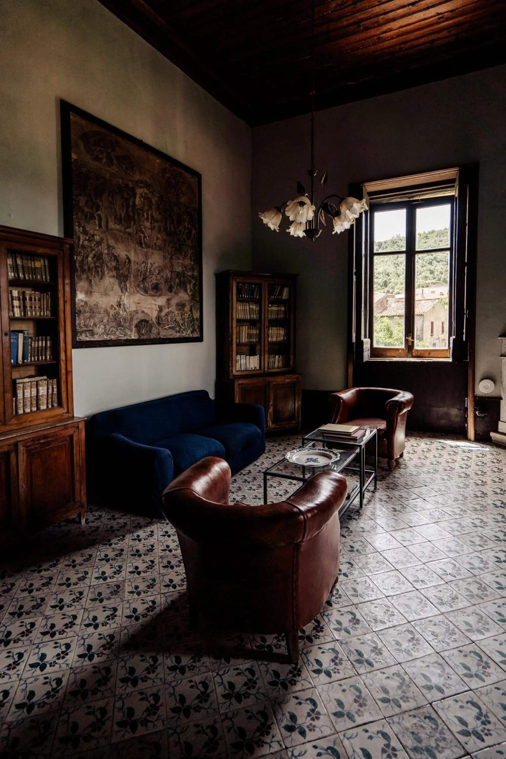 Library in Palazzo Mazziotti