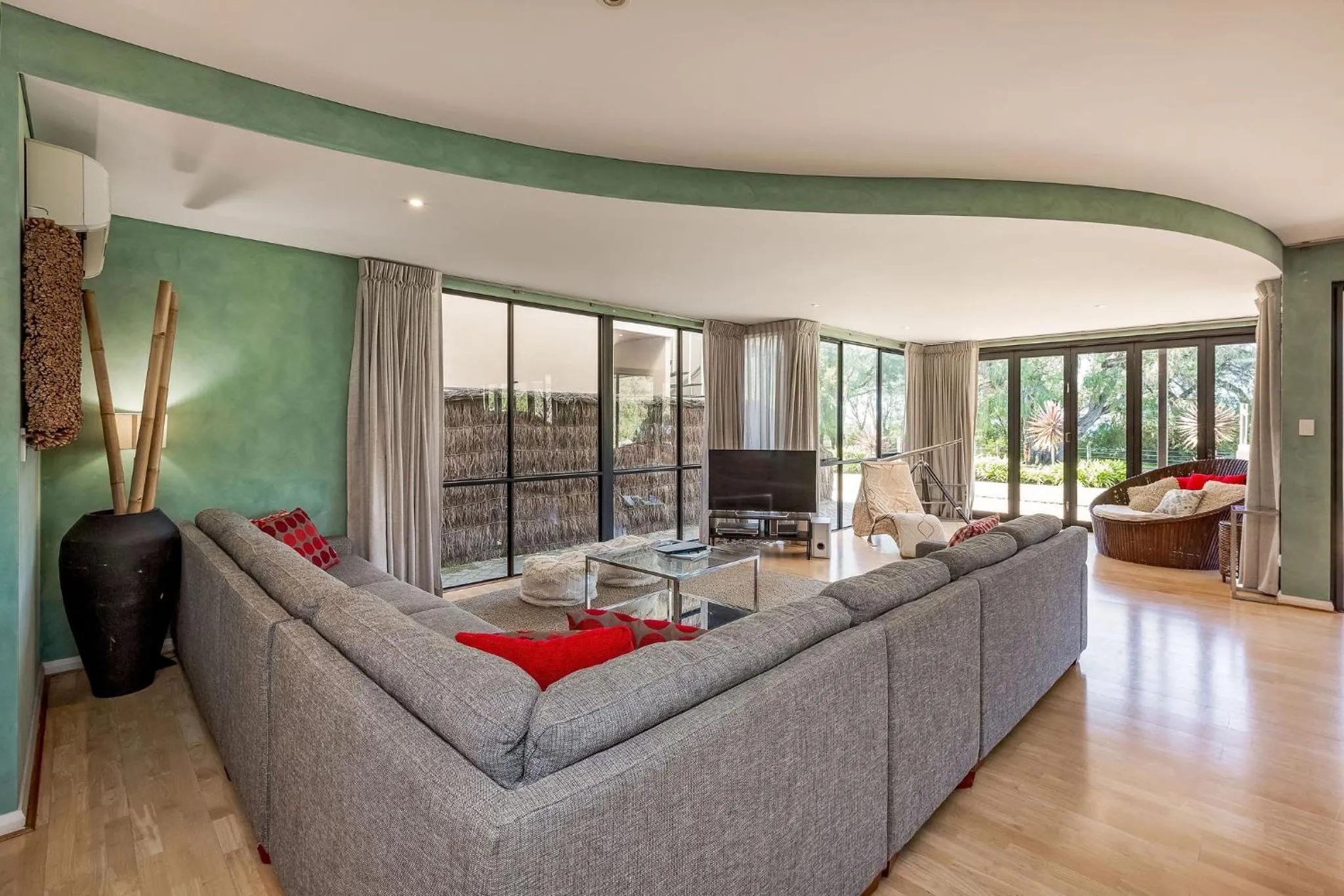 Seating area in Regency Beach Club