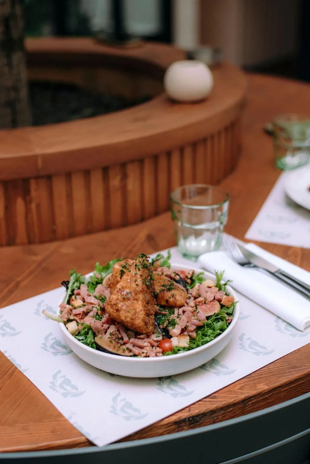 Patio in Hôtel Belleval
