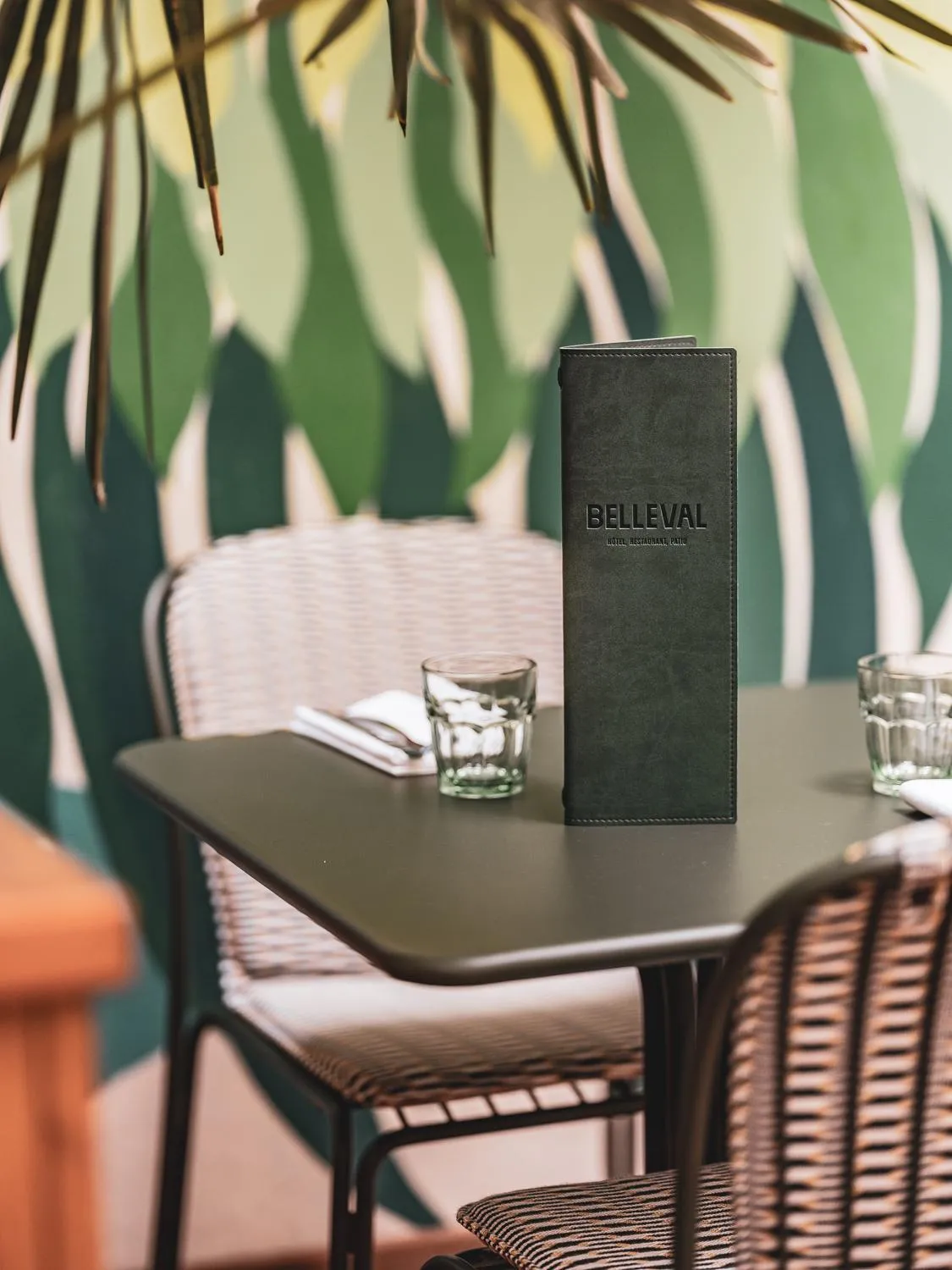 Patio in Hôtel Belleval