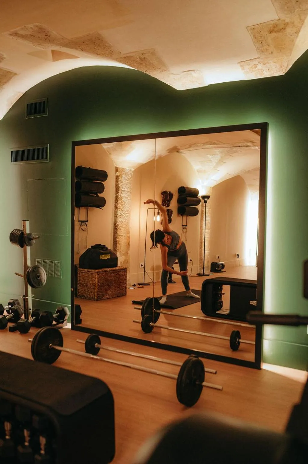 Fitness centre/facilities in Hôtel Belleval