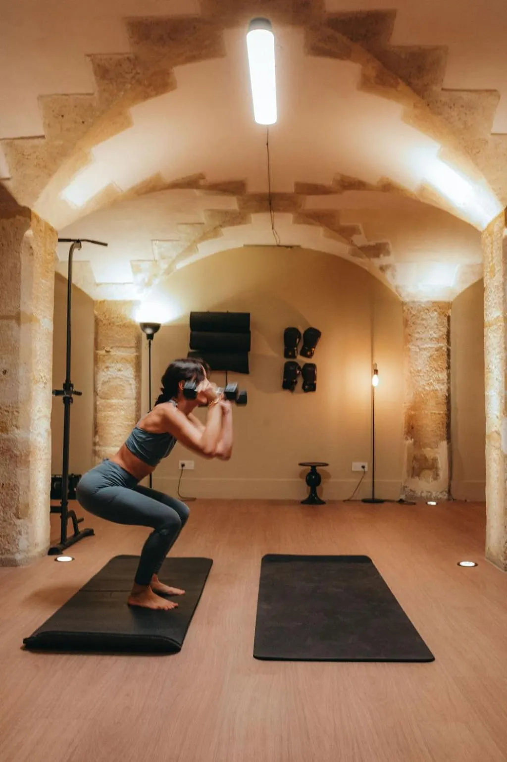 Fitness centre/facilities in Hôtel Belleval