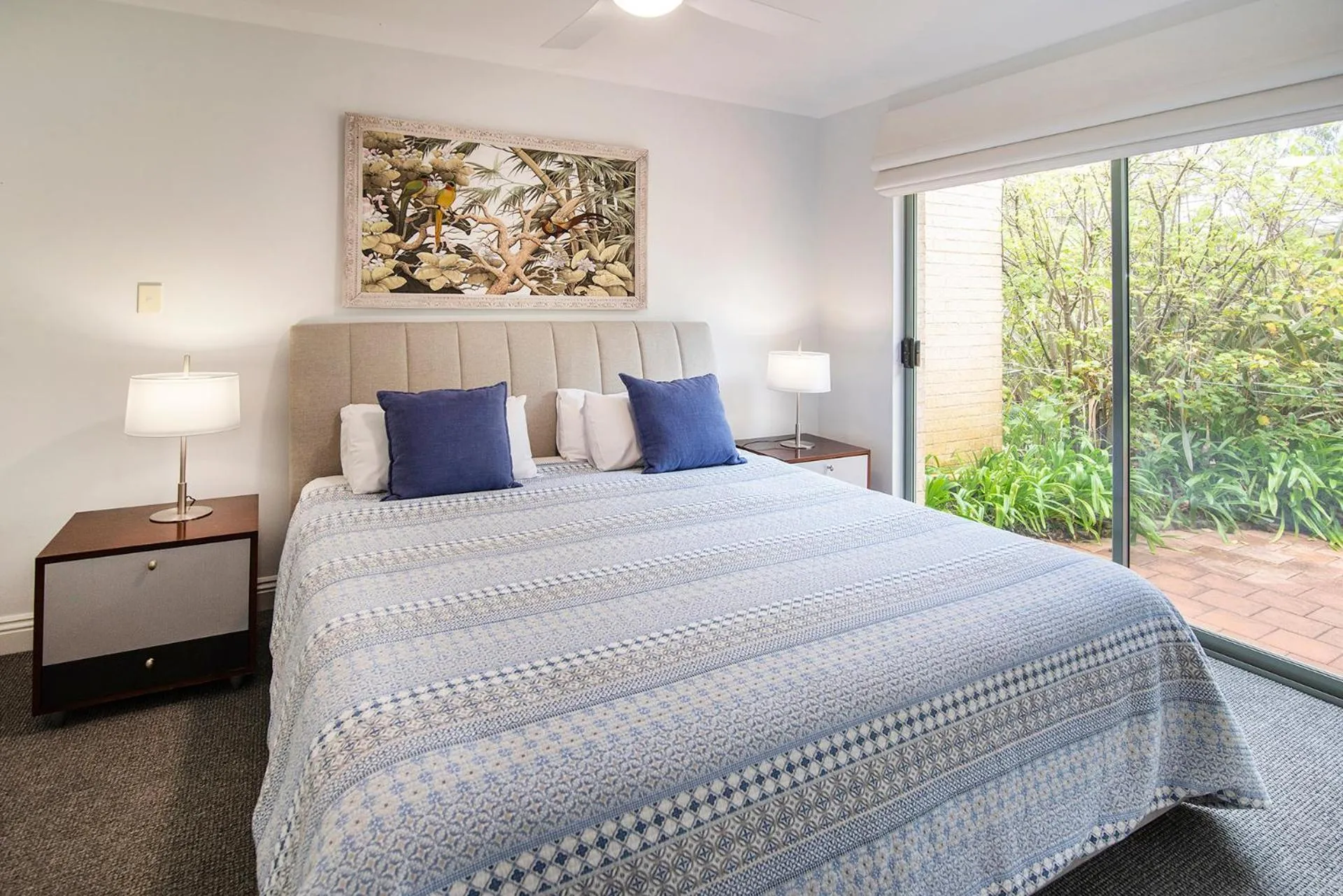 Bed in Bayshore Beachside Resort