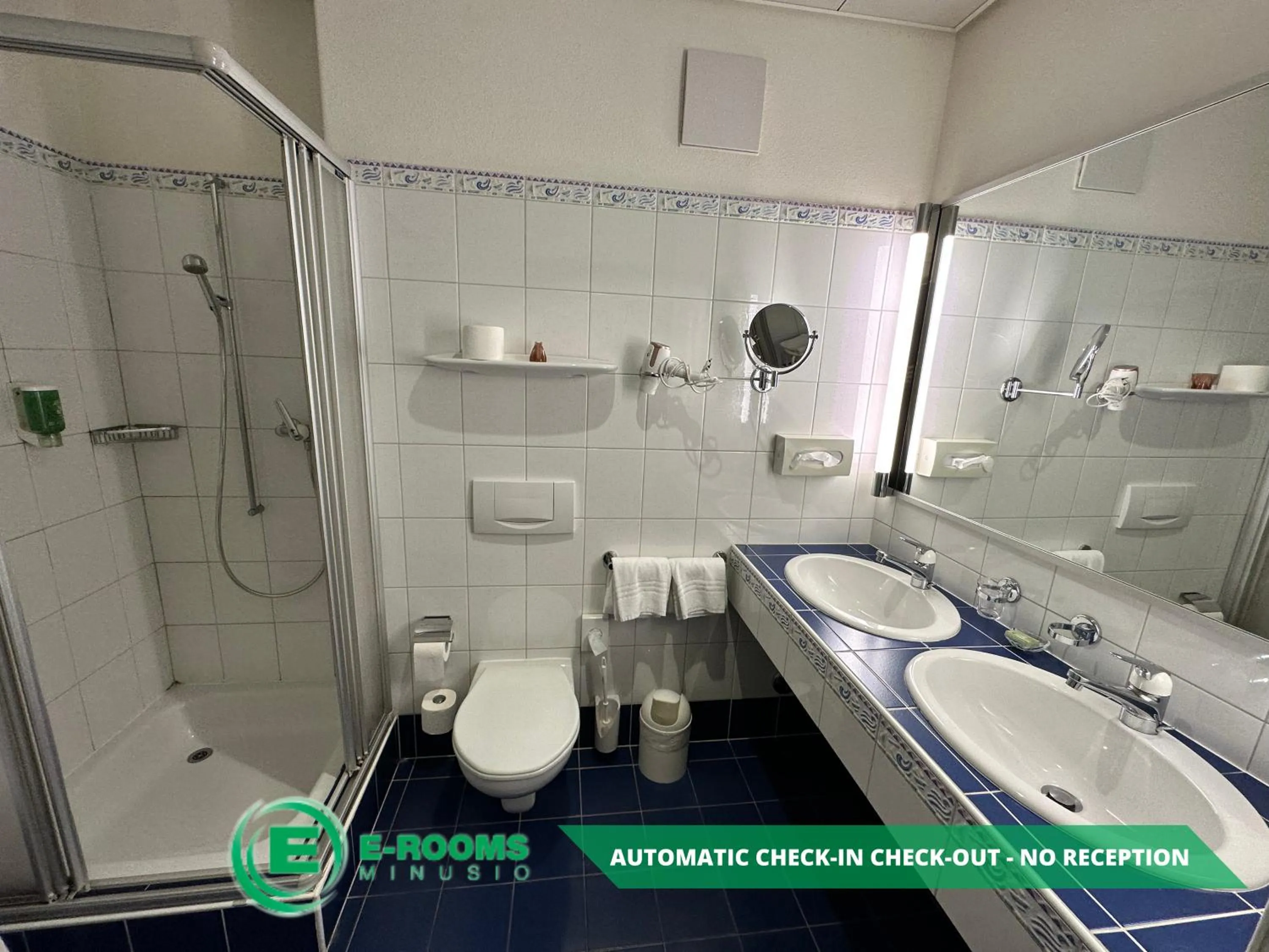 Bathroom in E-Rooms Minusio