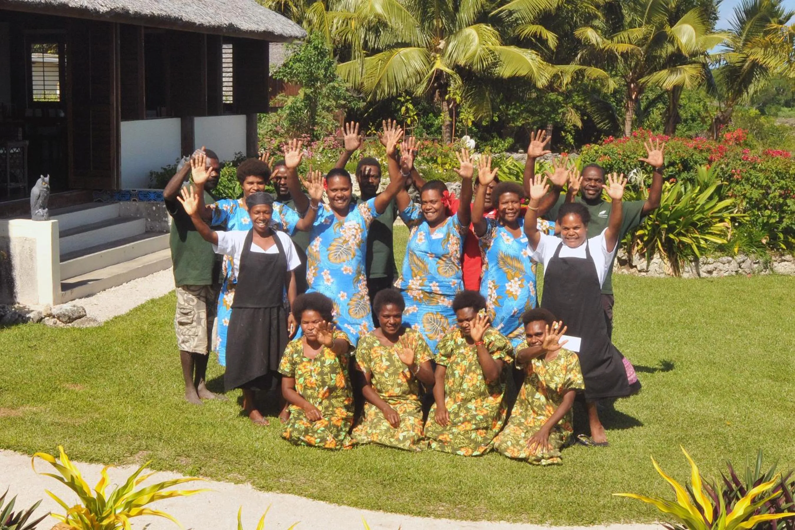 Staff in White Grass Ocean Resort & Spa