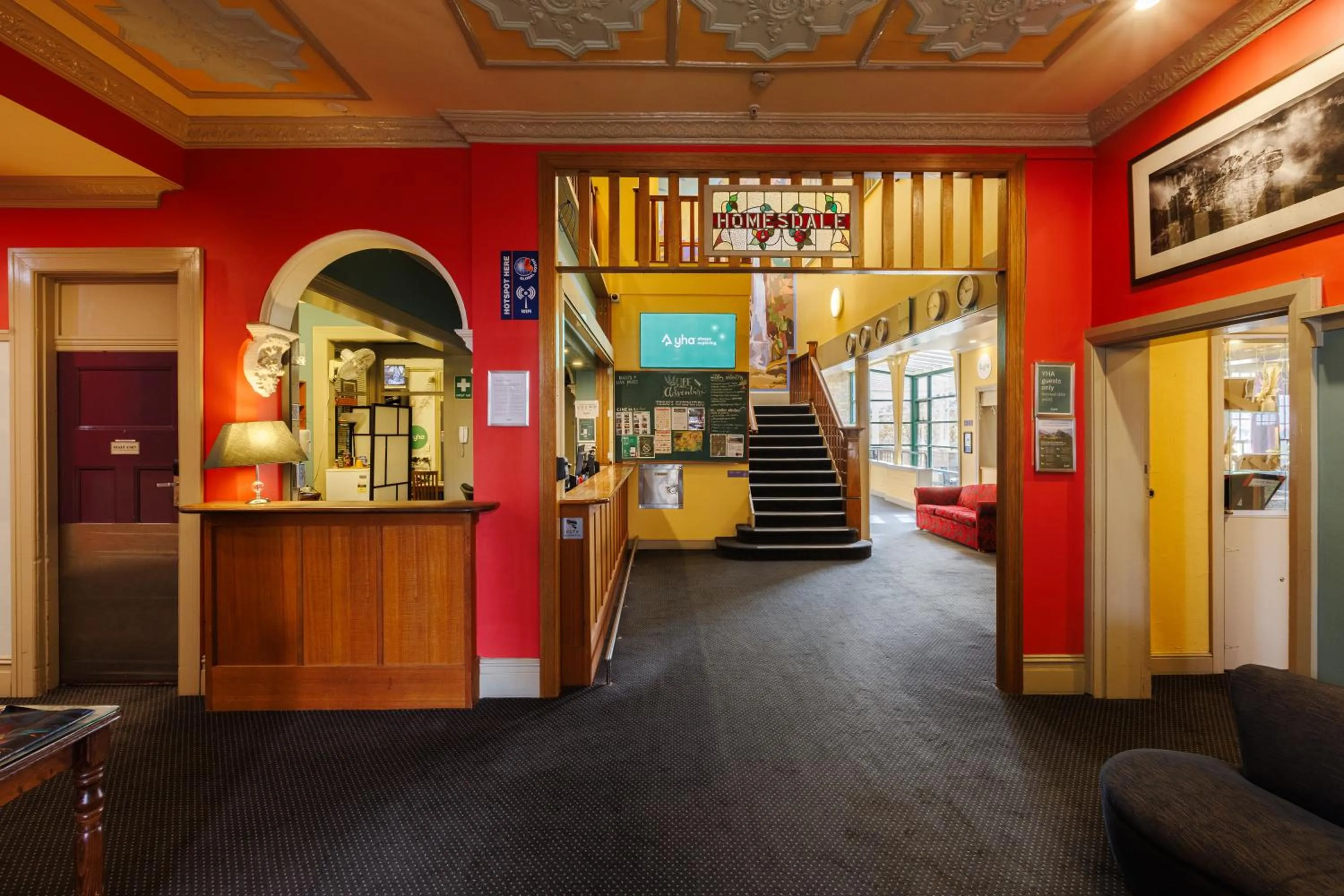 Lobby or reception in YHA Blue Mountains Katoomba