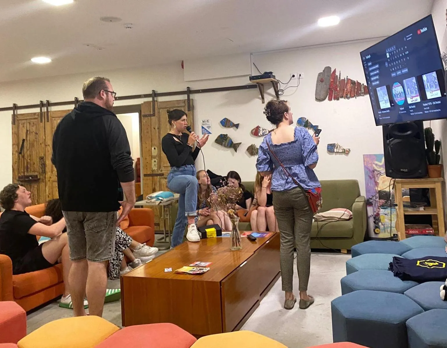 Evening entertainment in WOT Ericeira Surf Social