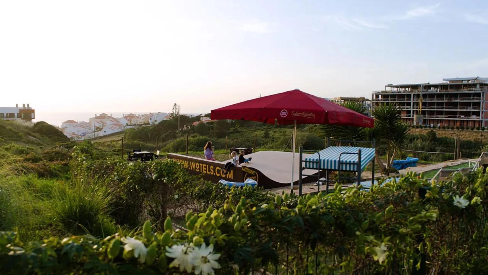 Garden view in WOT Ericeira Surf Social