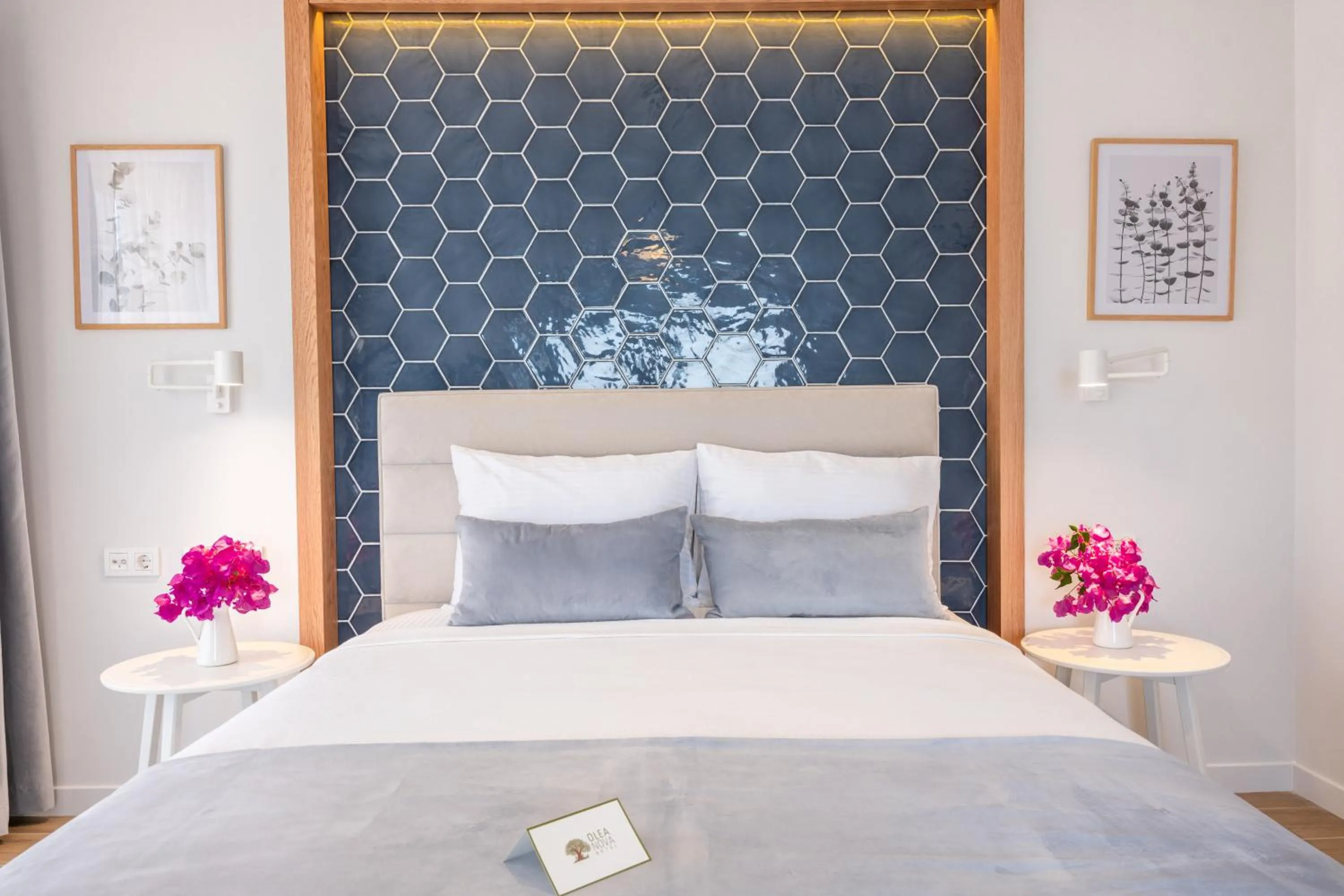 Bed in Olea Nova Hotel