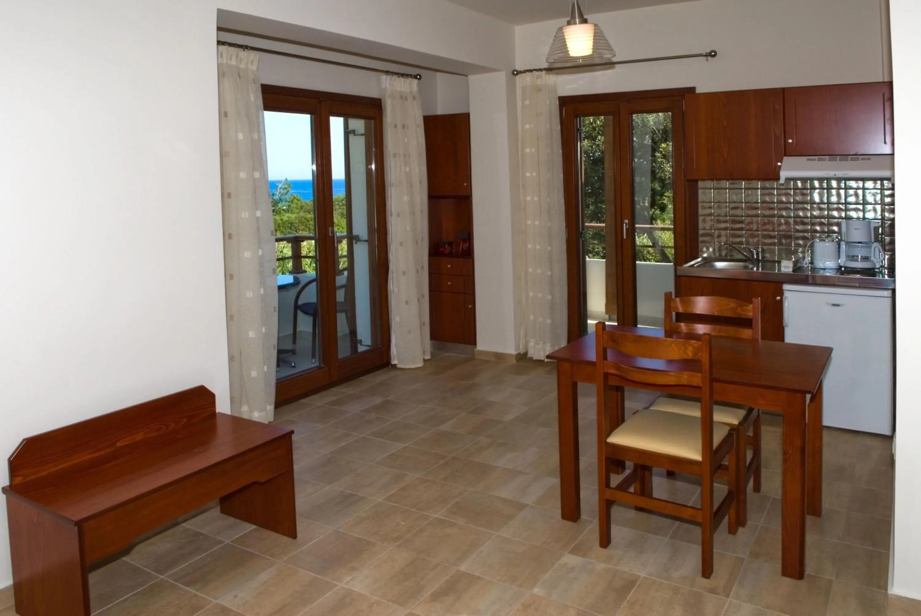 Seating area in Syia Hotel