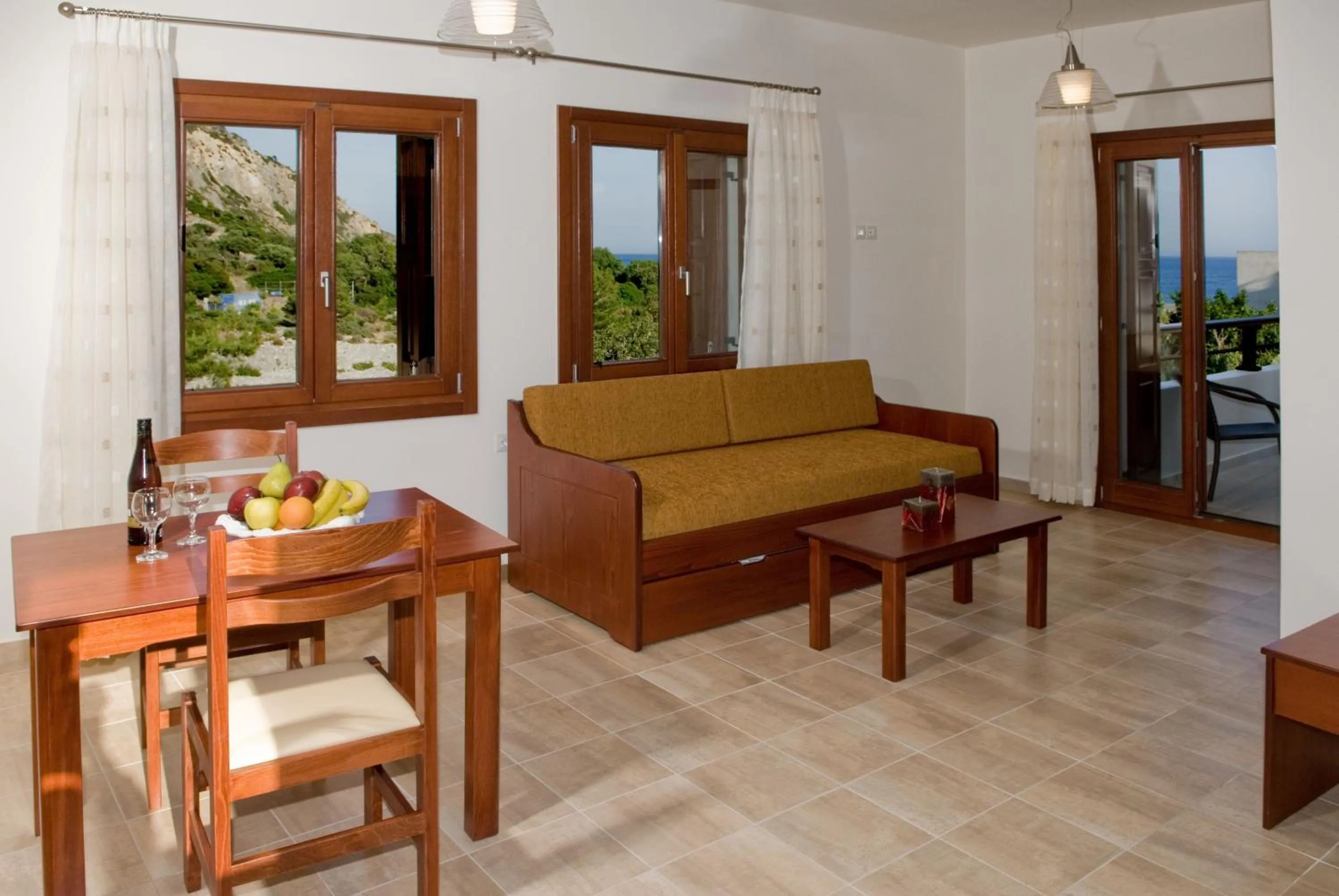 Seating area in Syia Hotel