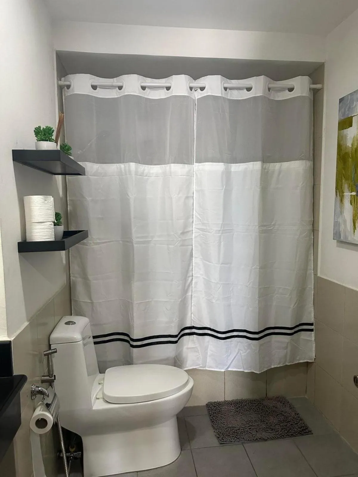 Shower in Suites de Marina Manila with Netflix