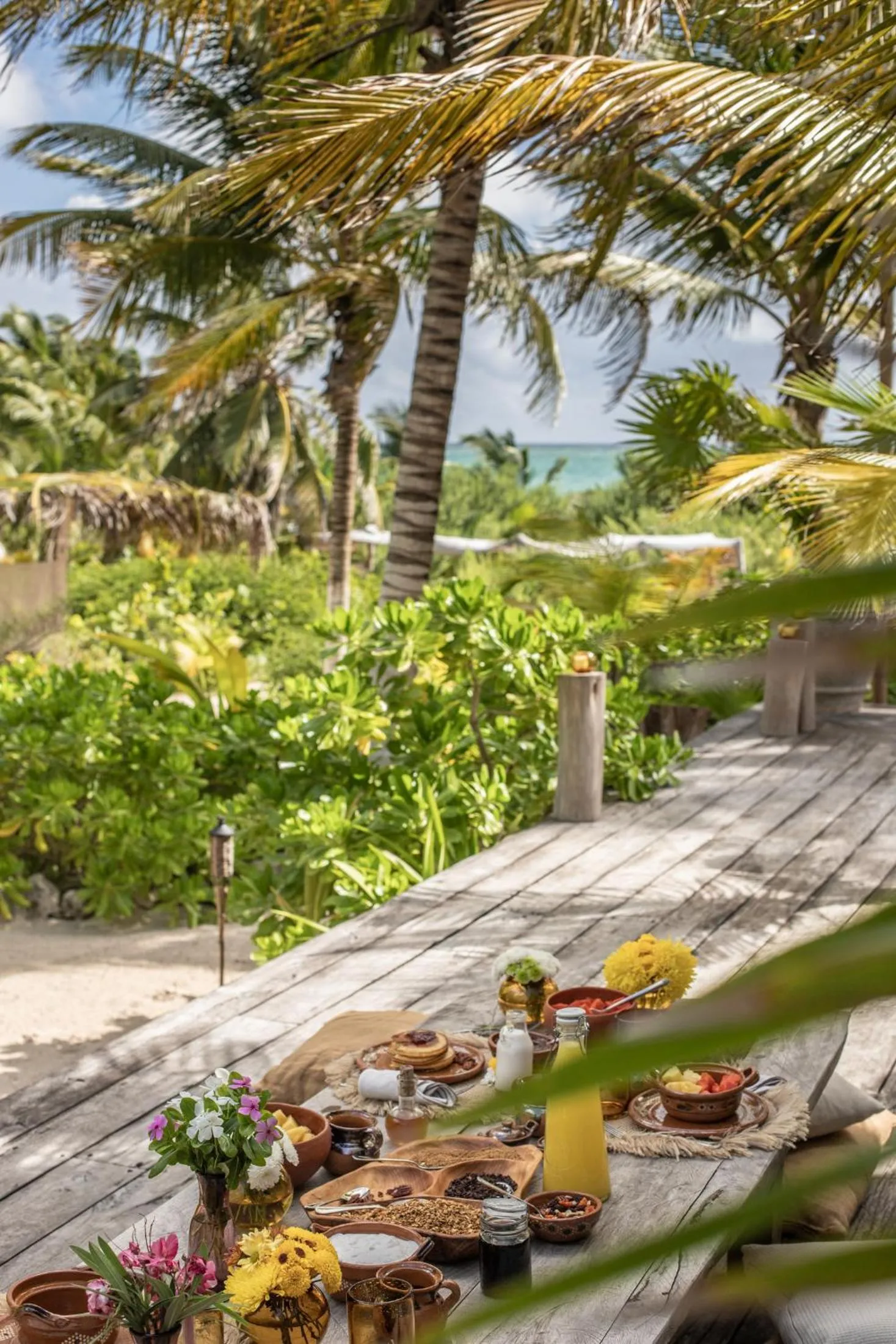 Garden in Casa Maya Kaan