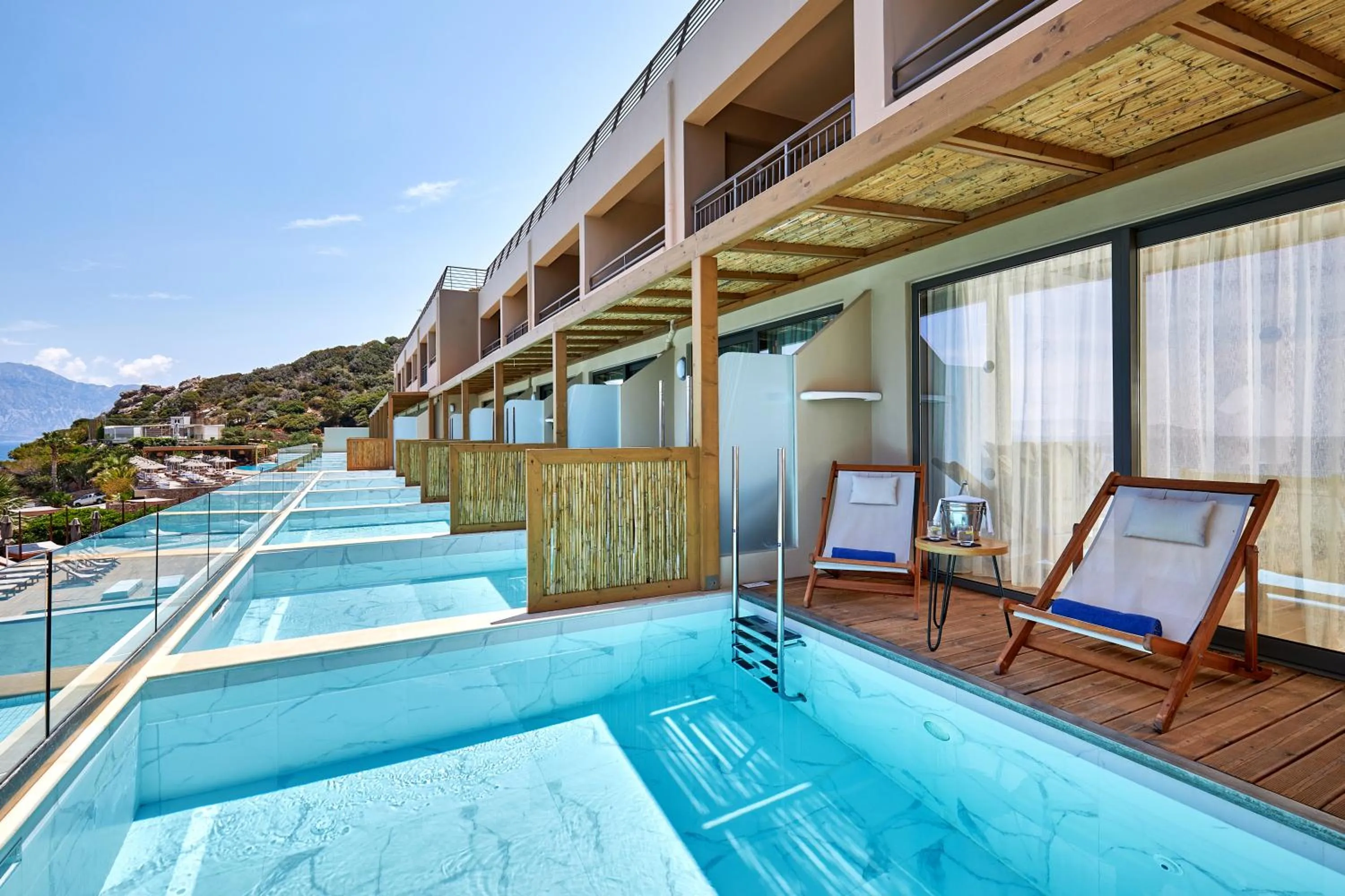 Pool view in Blue Marine Resort and Spa Hotel