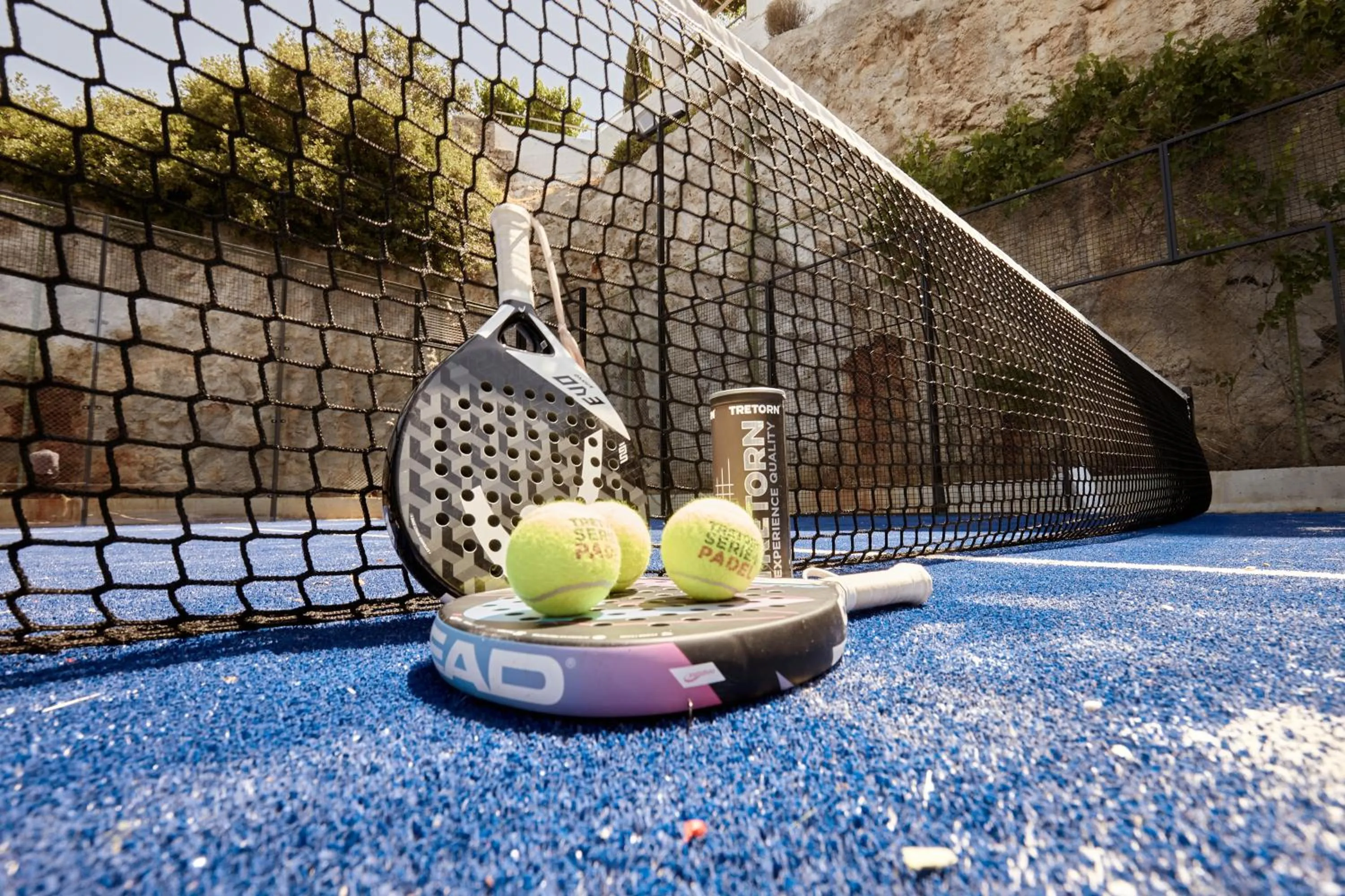 Tennis court in Blue Marine Resort and Spa Hotel