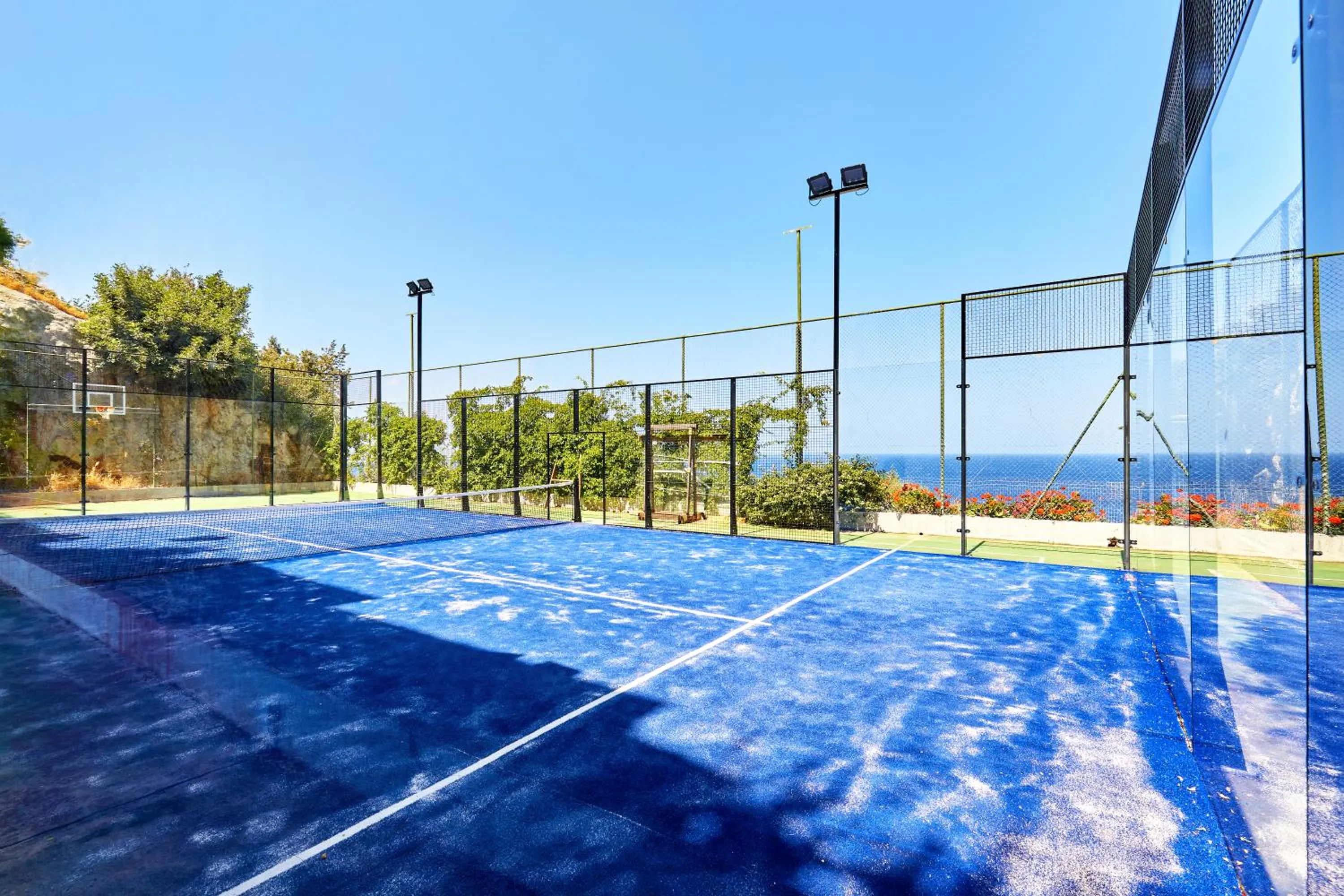 Tennis court in Blue Marine Resort and Spa Hotel