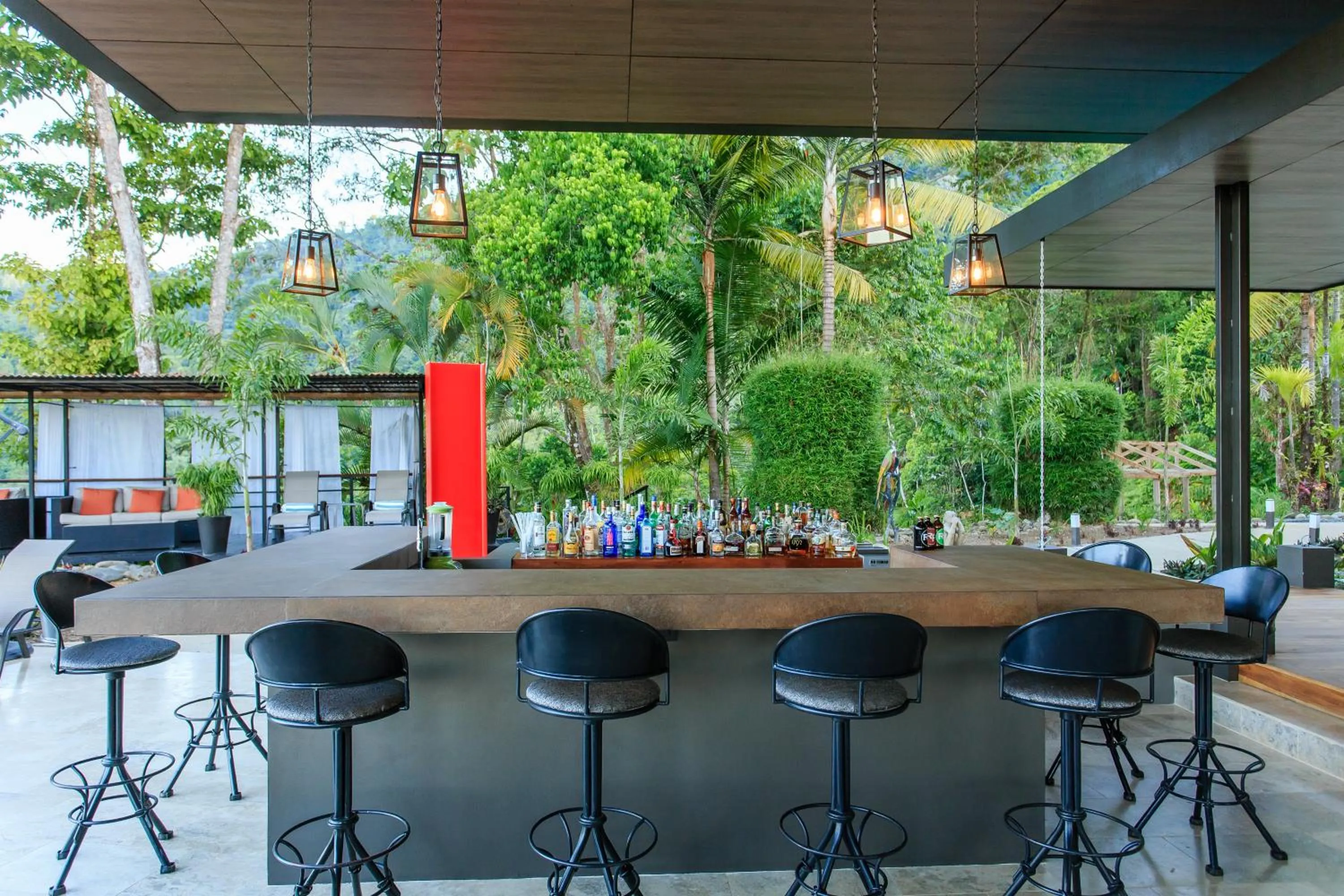 Lounge or bar in Rancho Pacifico - Boutique Hotel for Adults