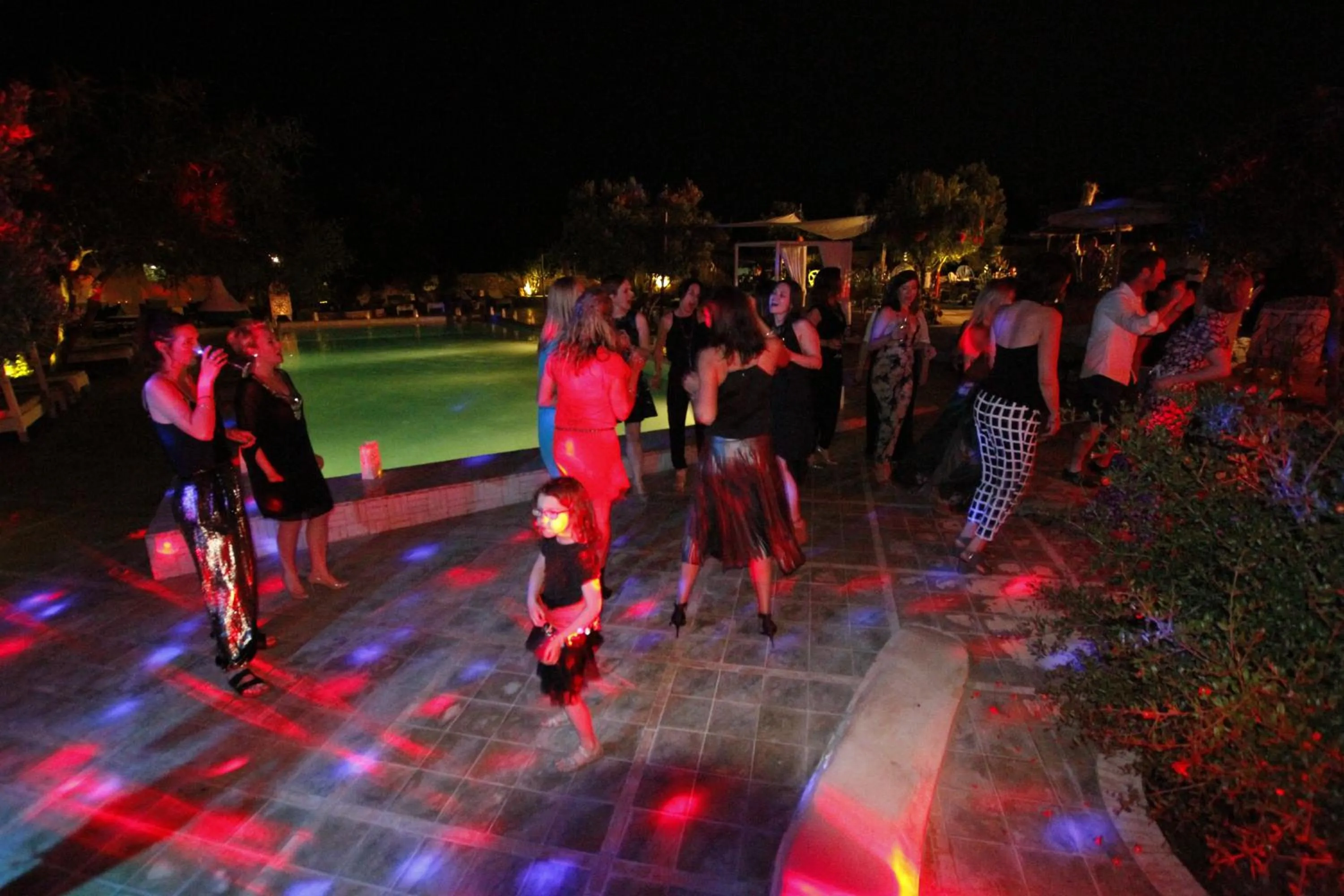 group of guests in Les Jardins de Villa Maroc