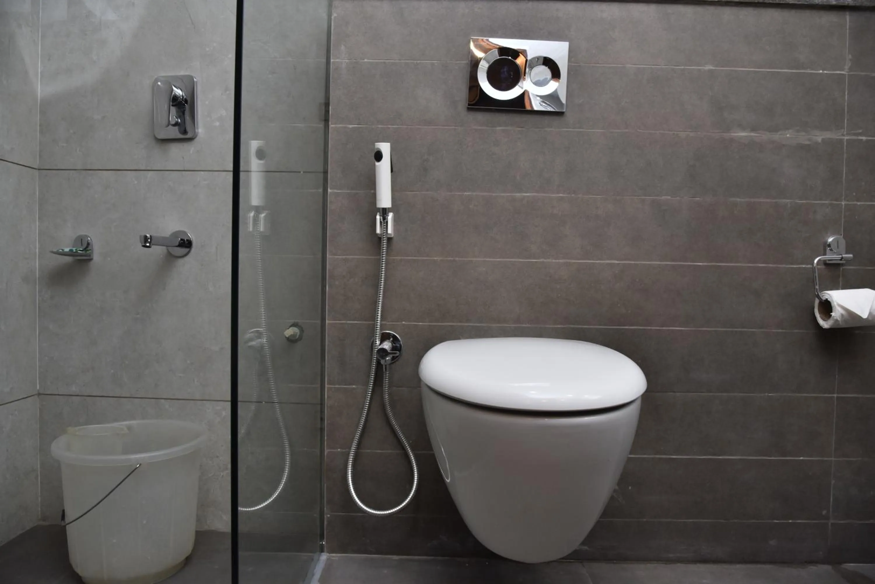 Toilet in Hotel Snowcrests Manor