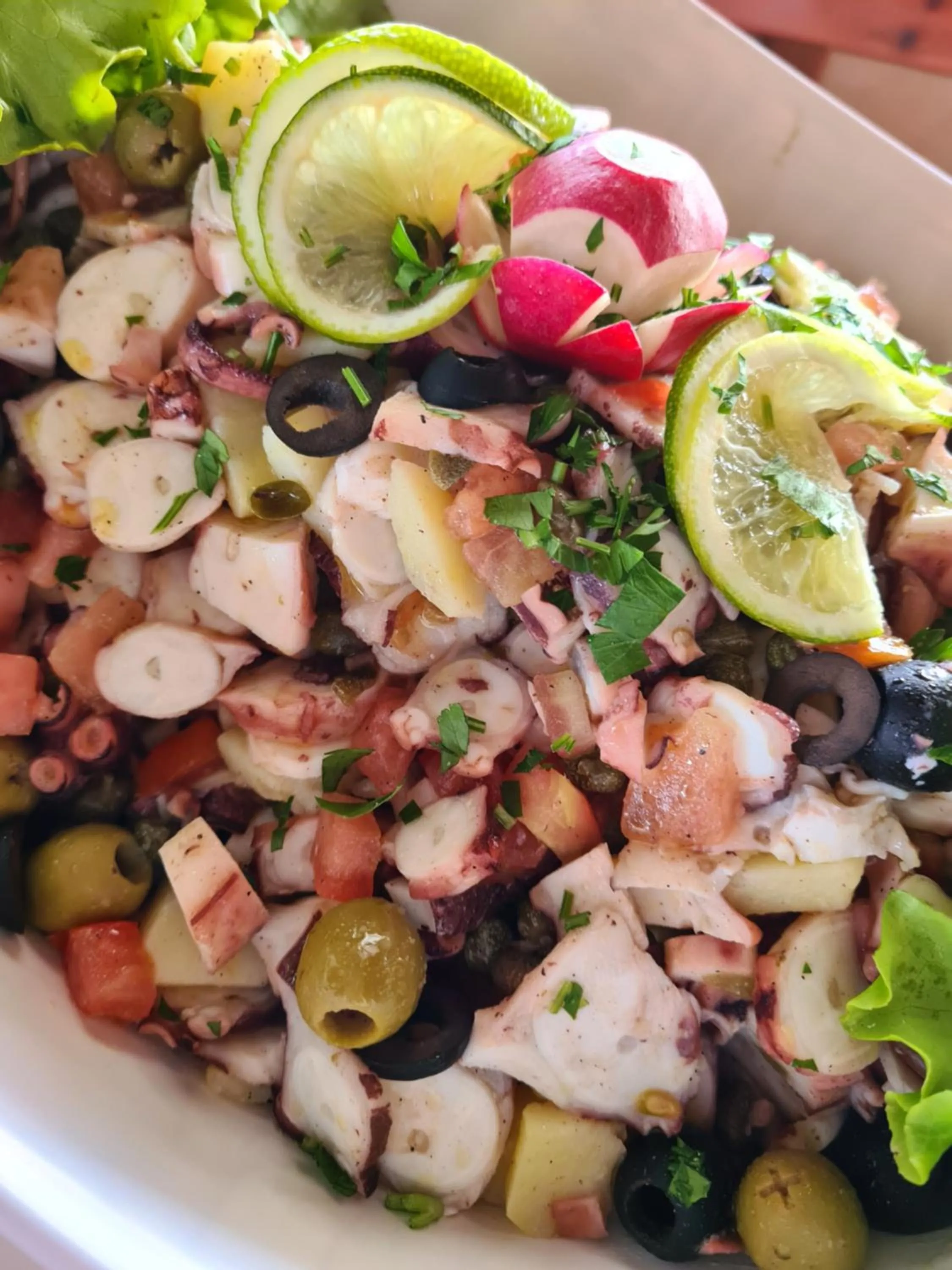 Food in Mediterranean Village San Antonio