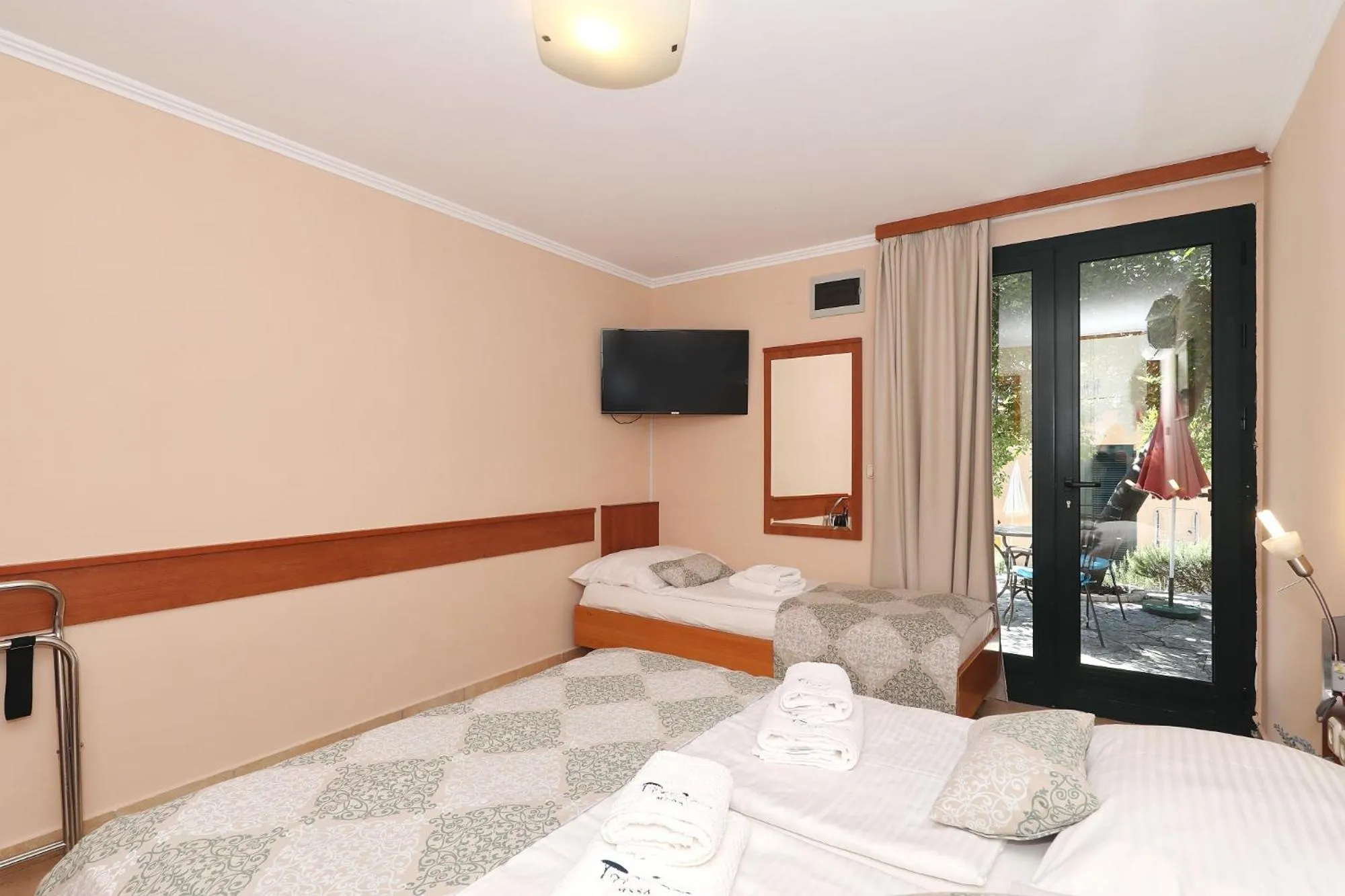 Bed in Mediterranean Village San Antonio