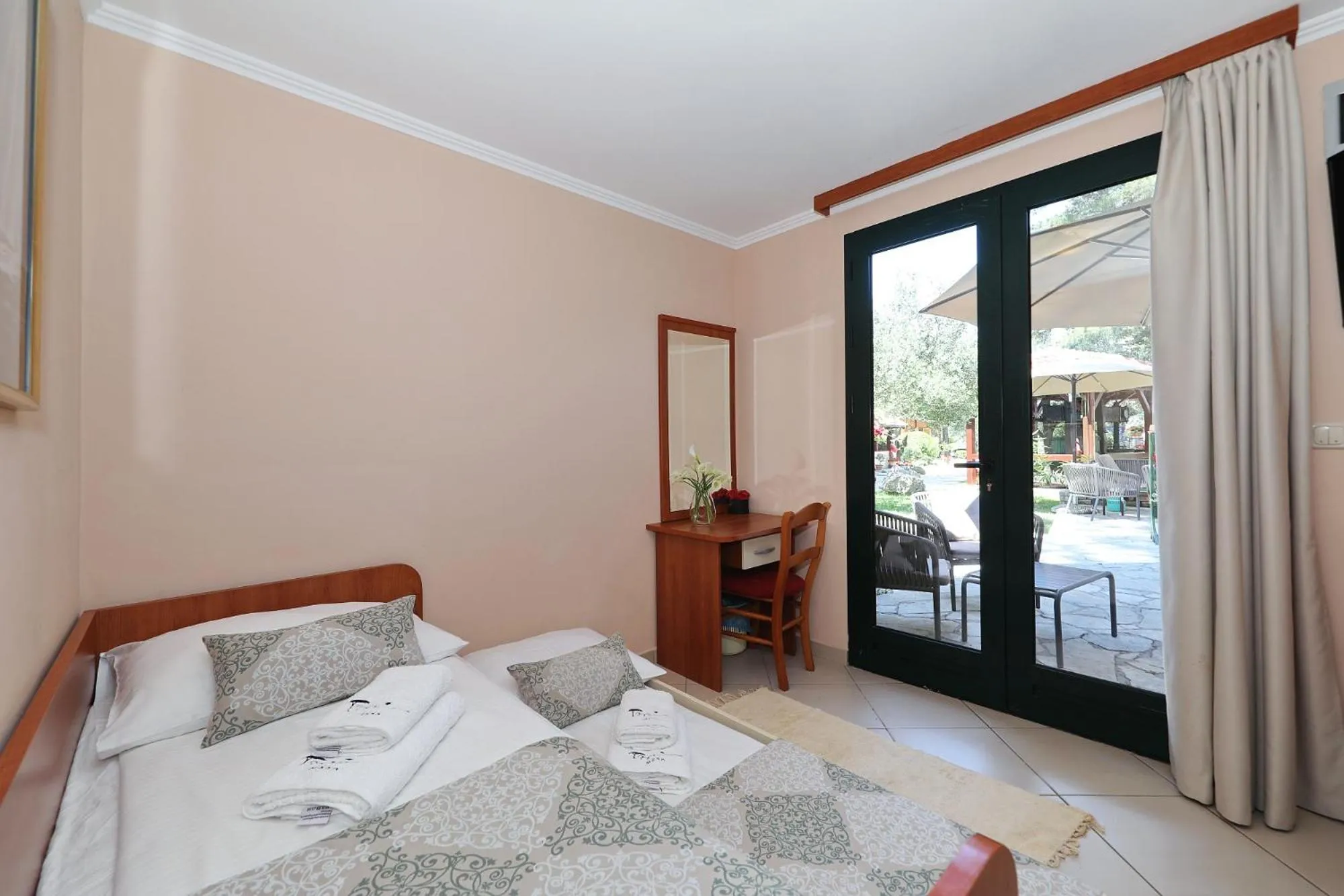 Bed in Mediterranean Village San Antonio