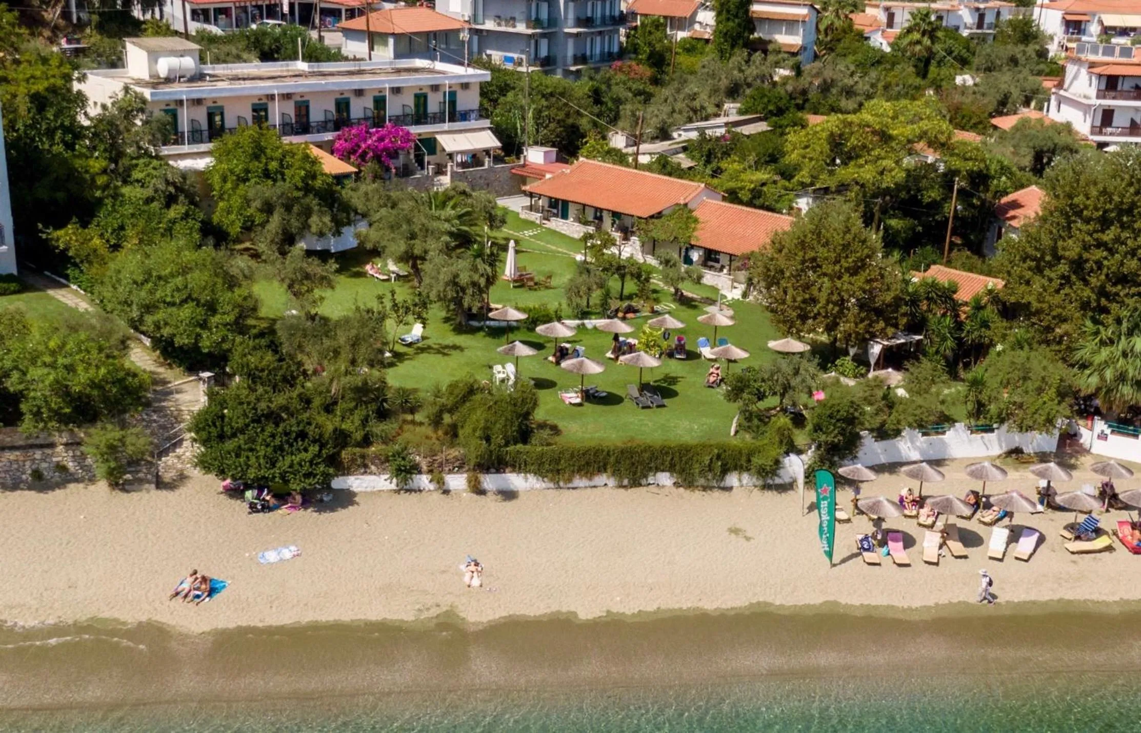Bird's eye view in Angeliki Beach Hotel