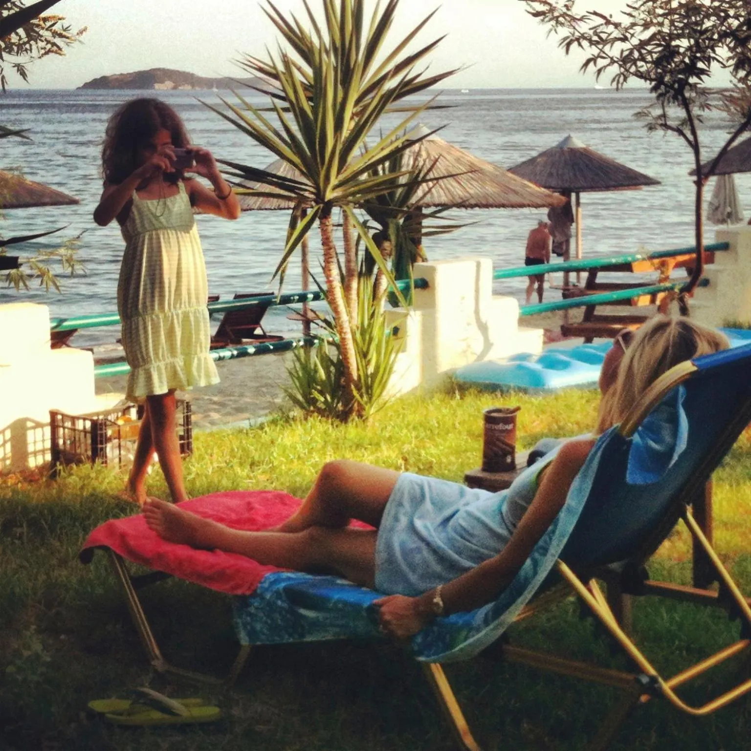 People in Angeliki Beach Hotel