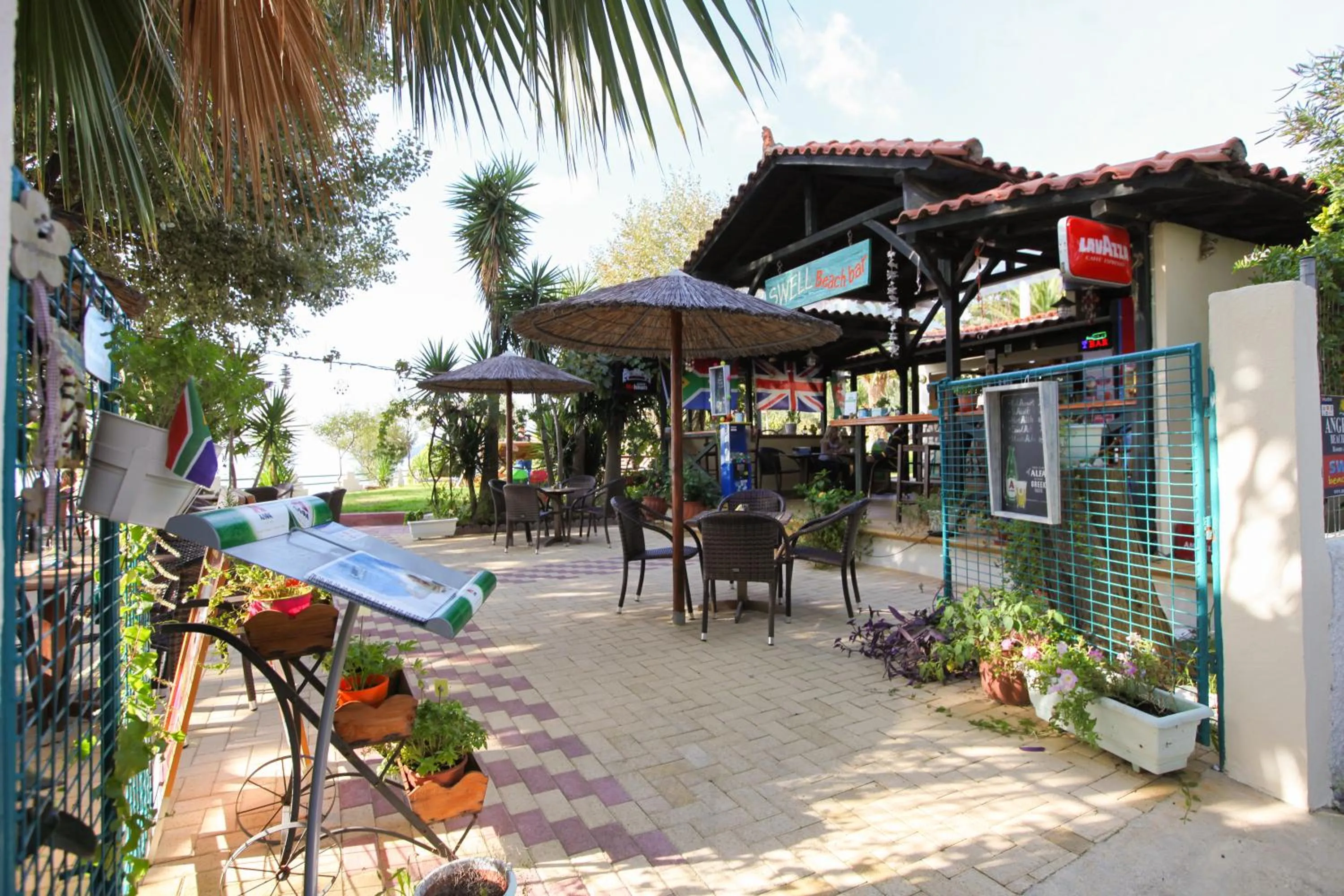 Lounge or bar in Angeliki Beach Hotel
