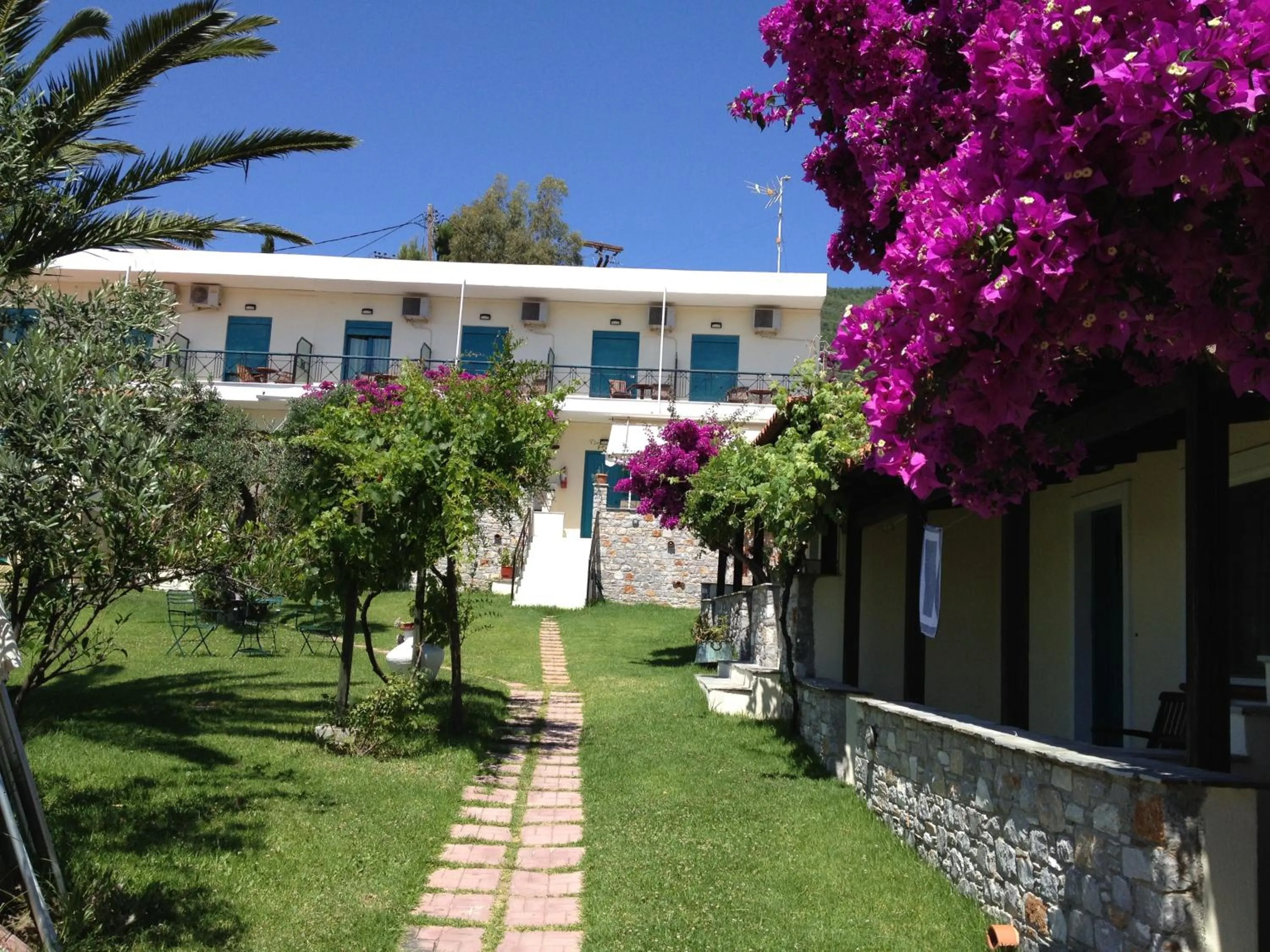 Facade/entrance in Angeliki Beach Hotel