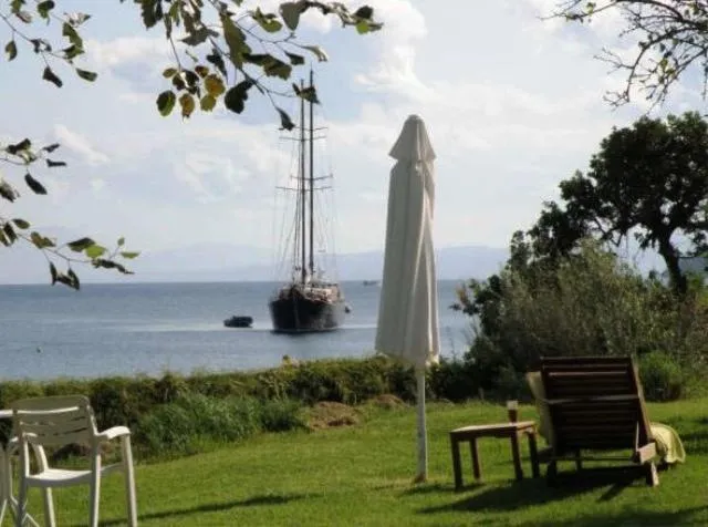 Garden in Angeliki Beach Hotel