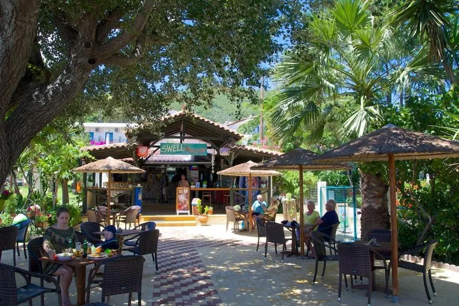 Balcony/Terrace in Angeliki Beach Hotel