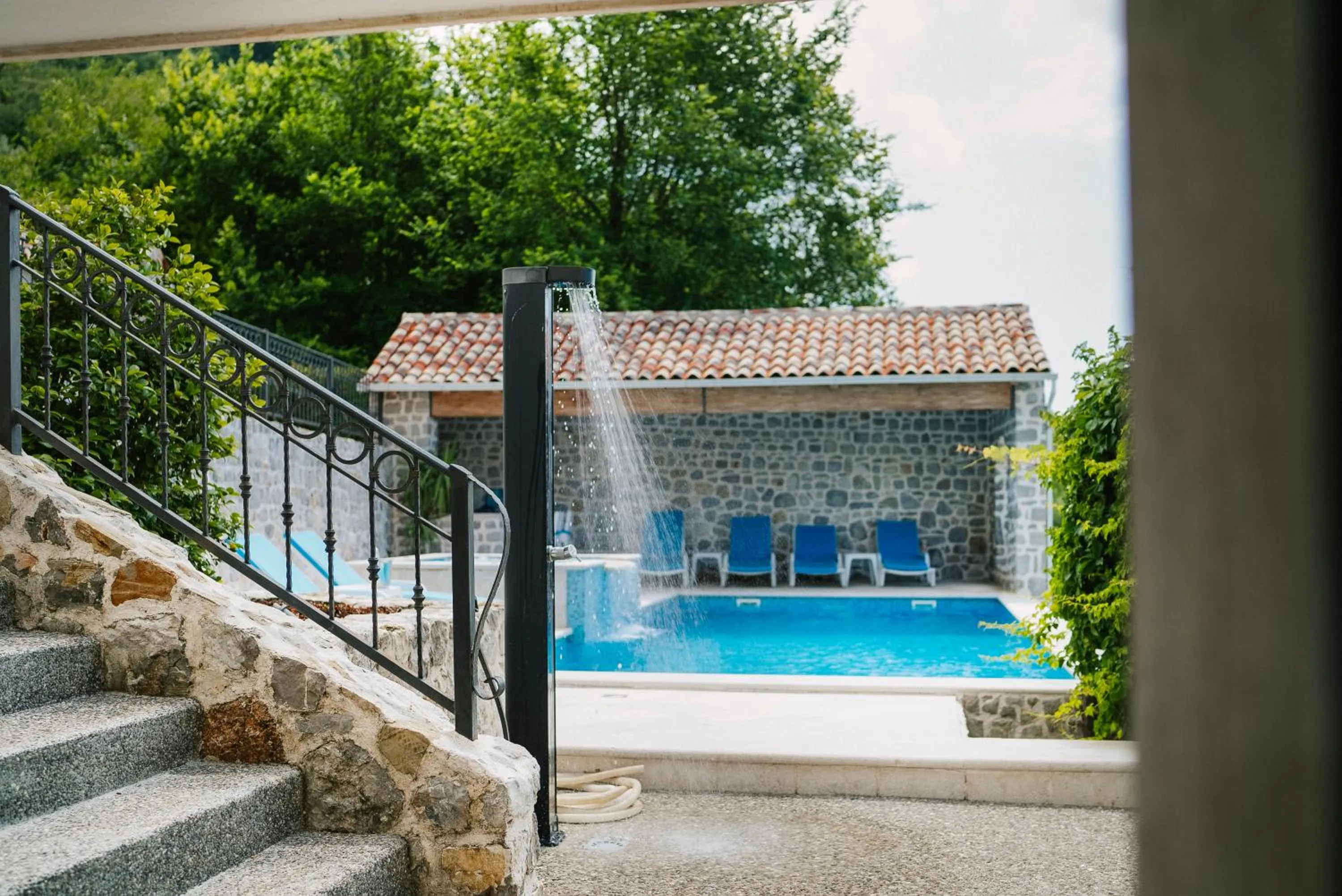 Swimming pool in Villa Dub