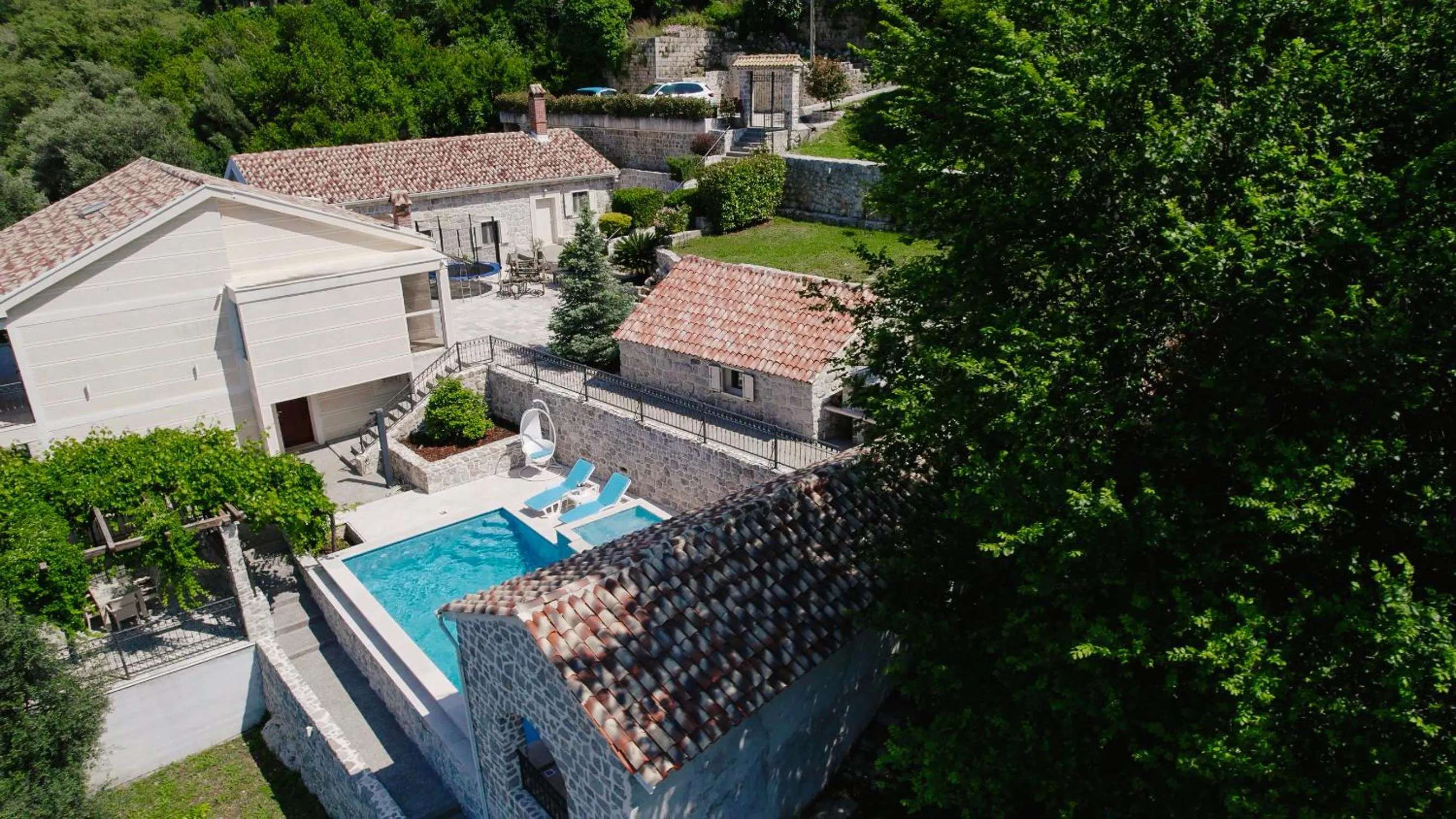 Bird's eye view in Villa Dub