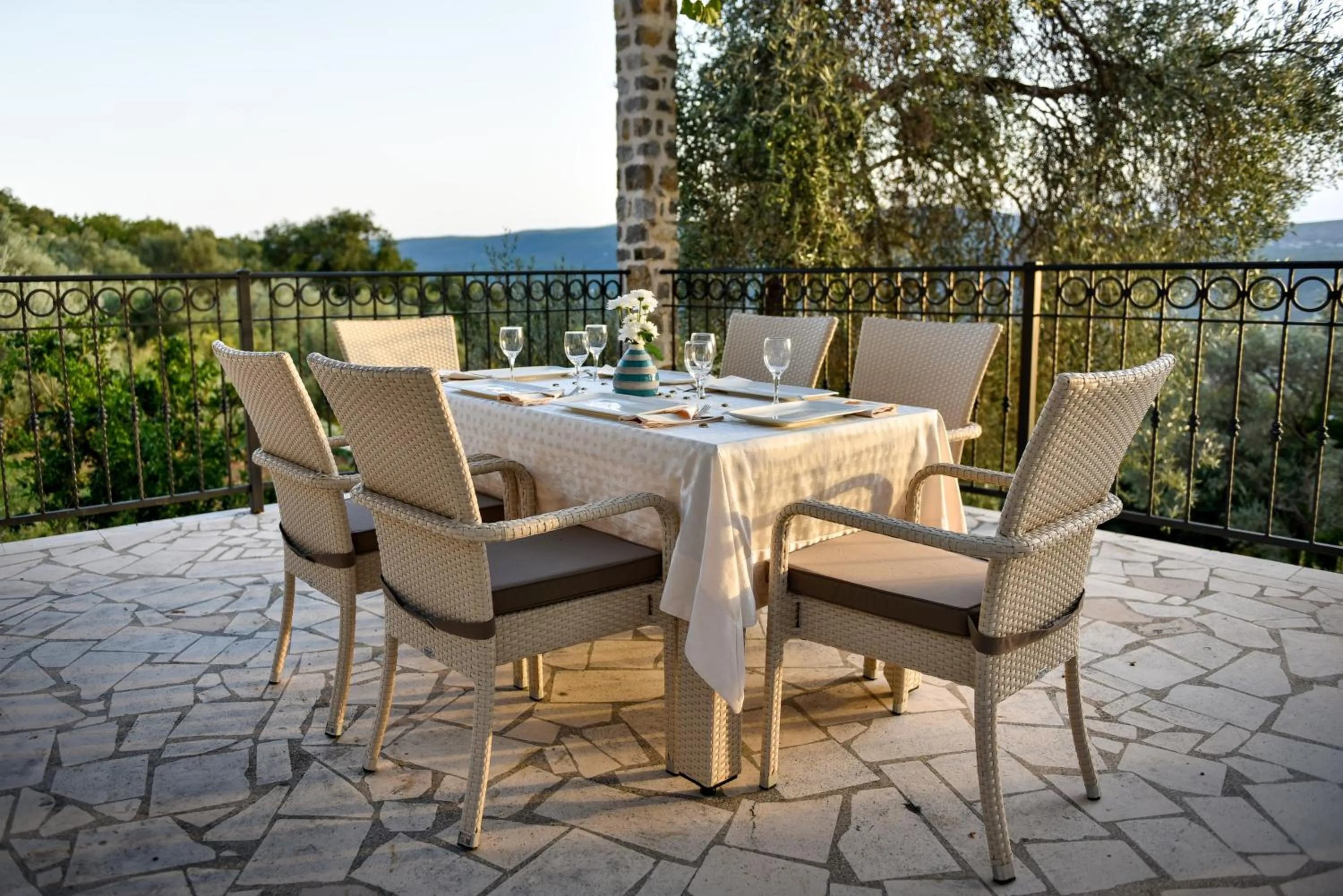 Balcony/Terrace in Villa Dub