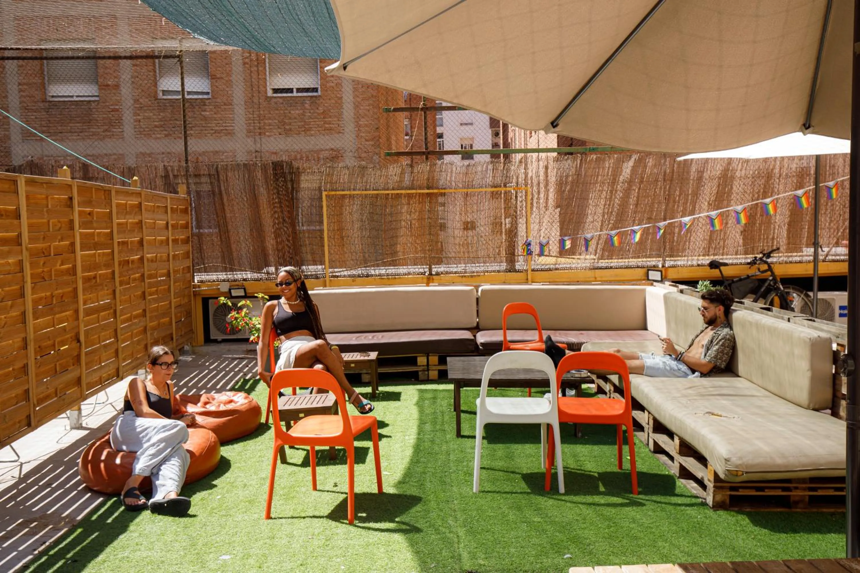 Patio in Onefam Les Corts