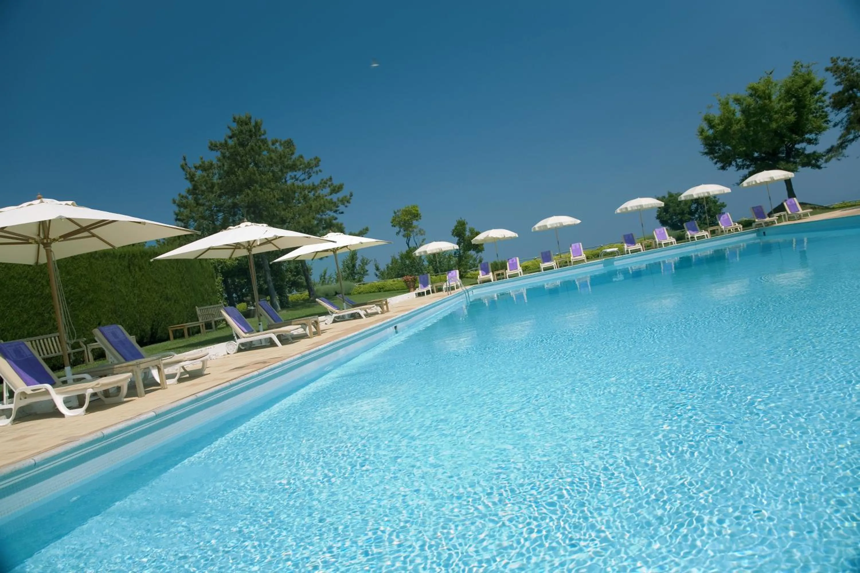 Swimming pool in Hotel Emilia
