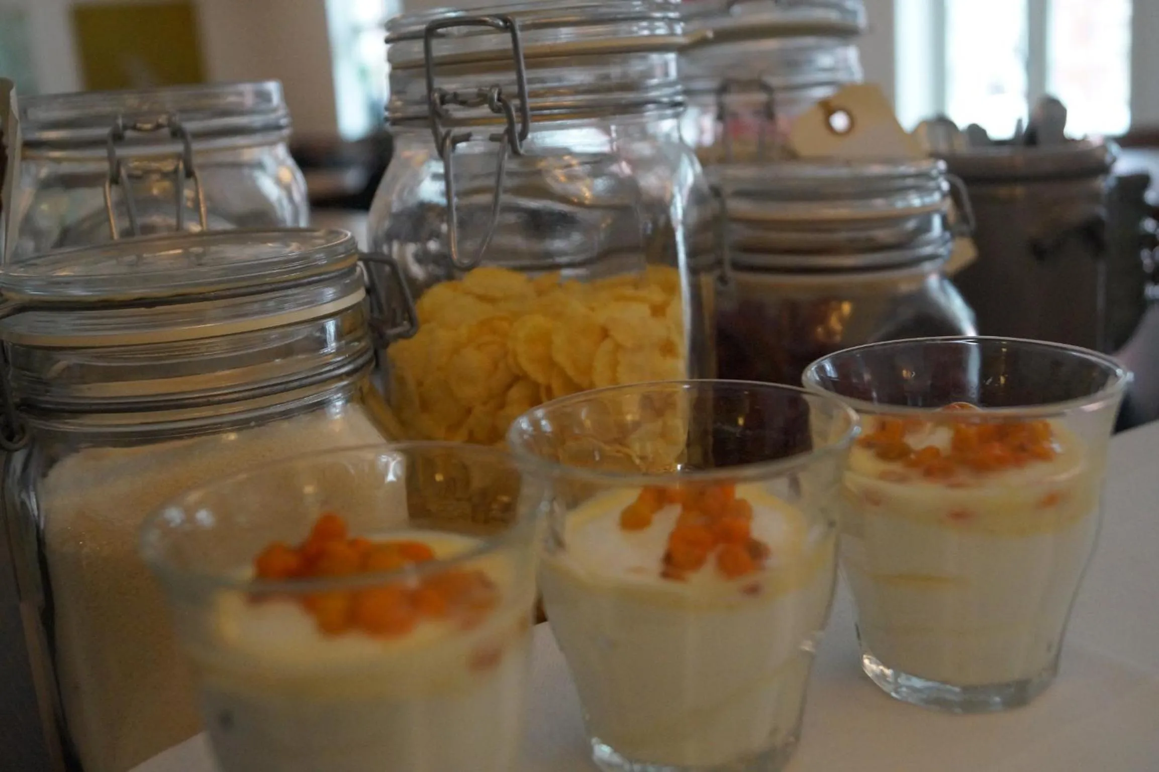 Buffet breakfast in Skarrildhus Sinatur Hotel & Konference