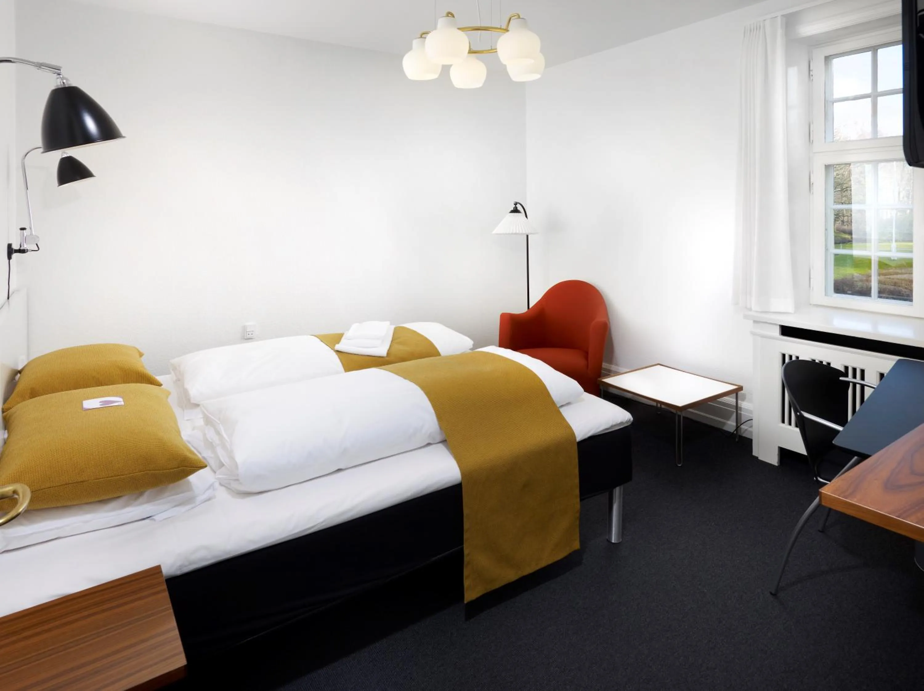 Bed in Skarrildhus Sinatur Hotel & Konference