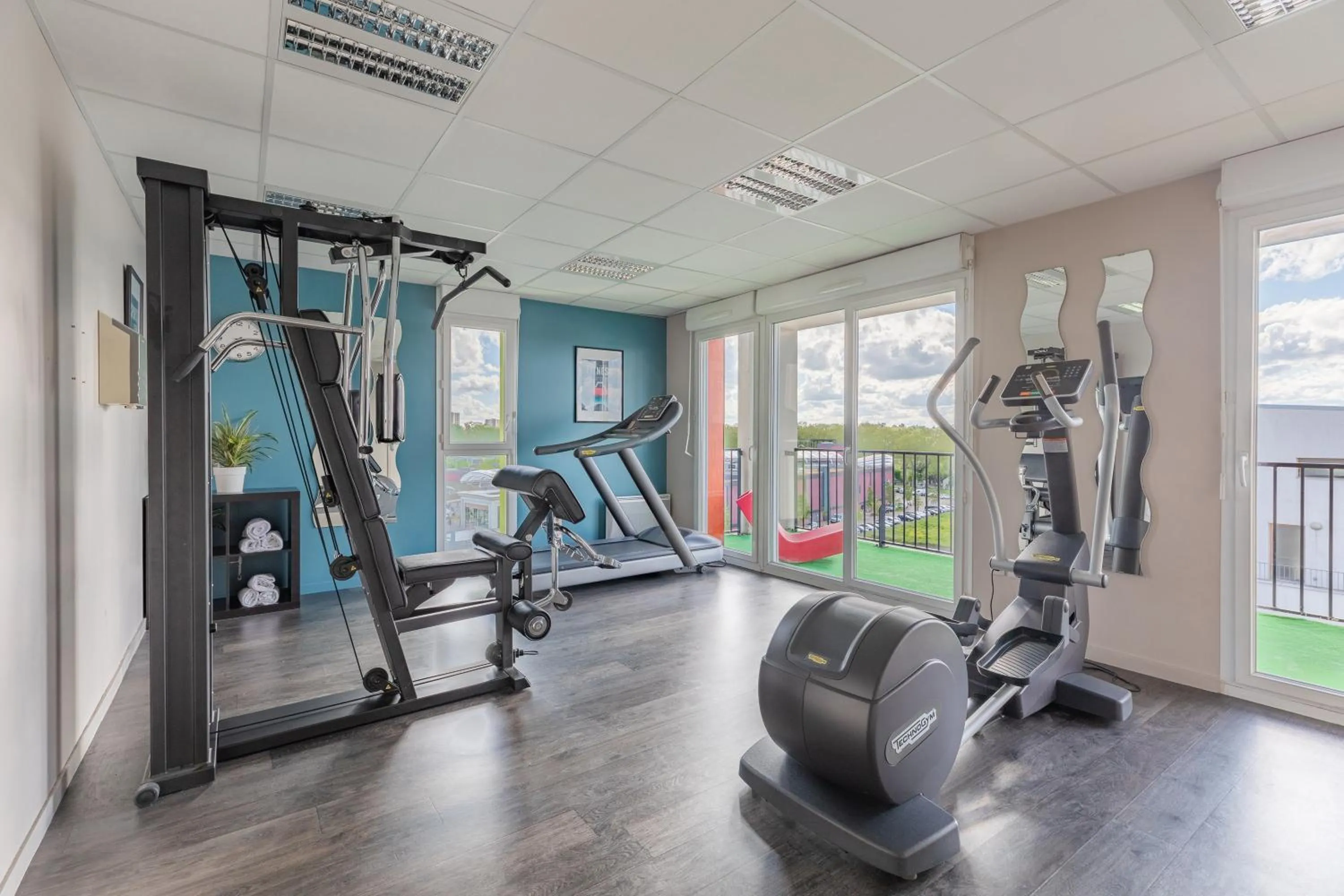 Fitness centre/facilities in Appart’City Confort Tours