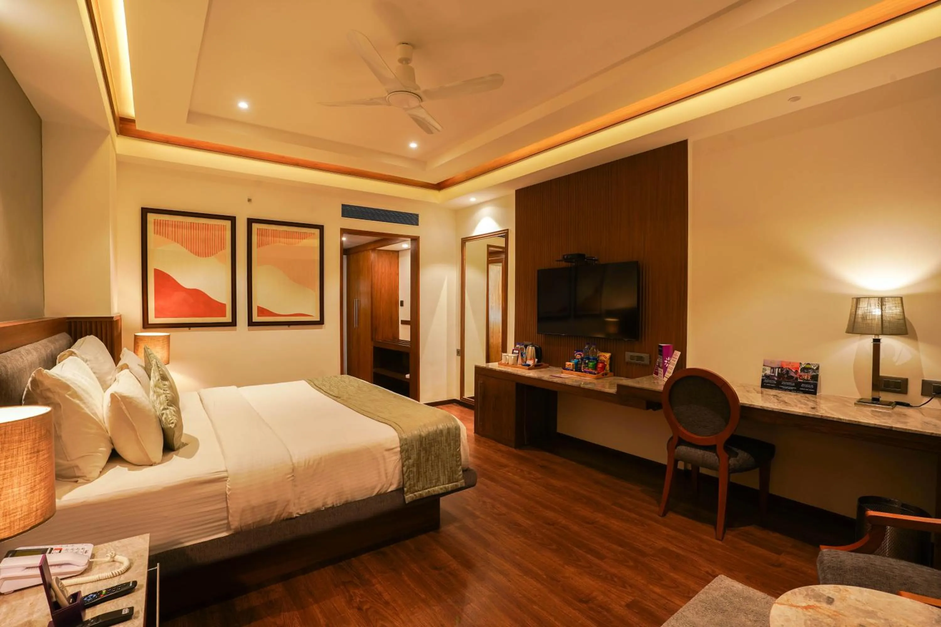 Photo of the whole room, Bed in Southern Star,Mysore