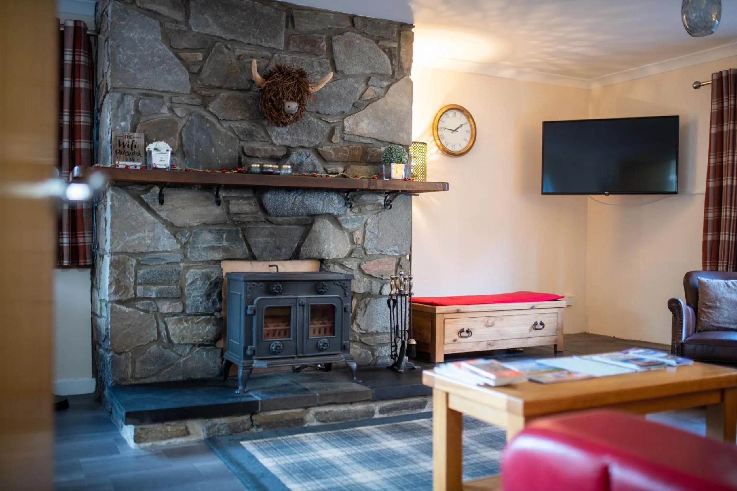 Living room in Silverbridge Lodge
