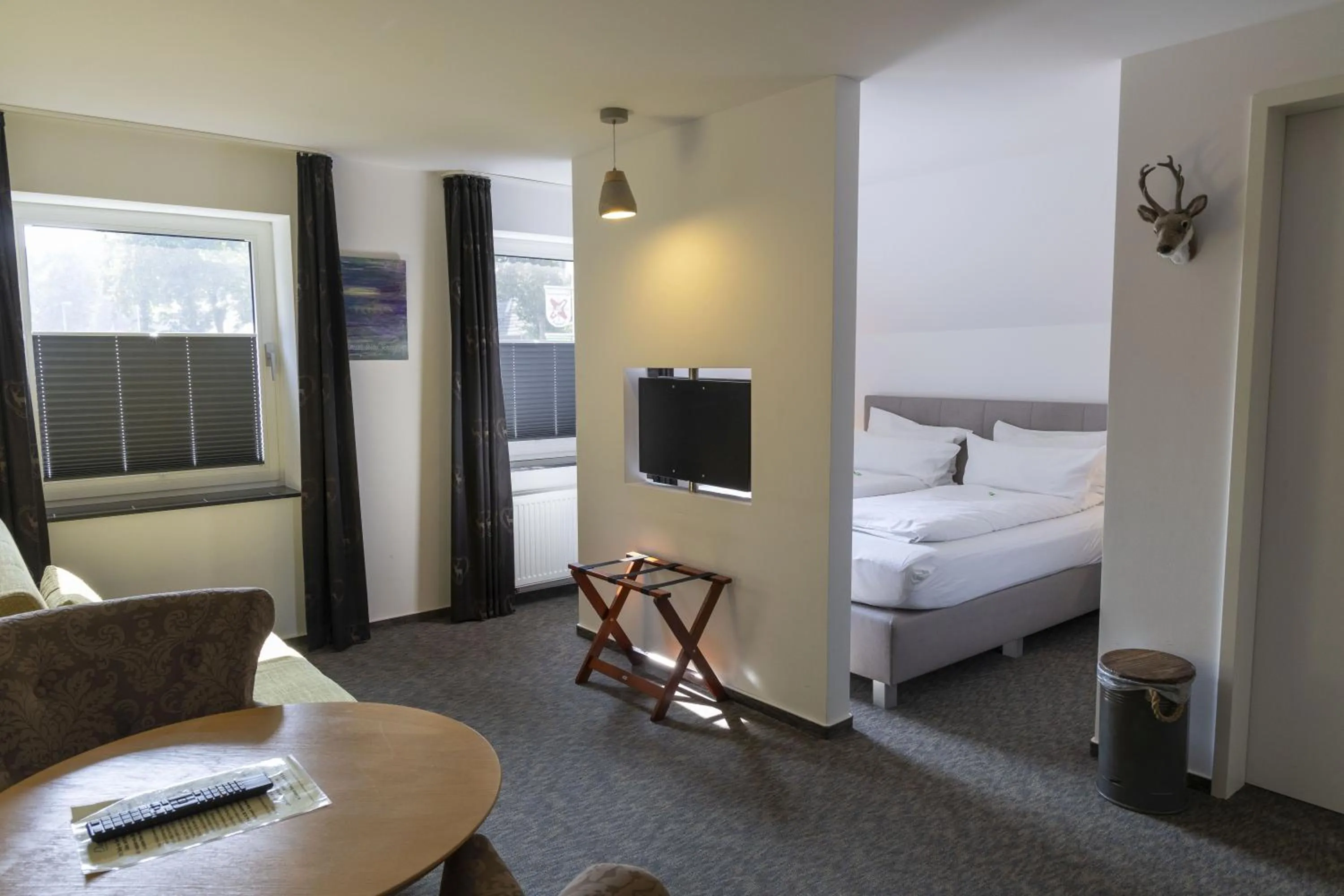 Bed in Das Gasthaus am Reichswald