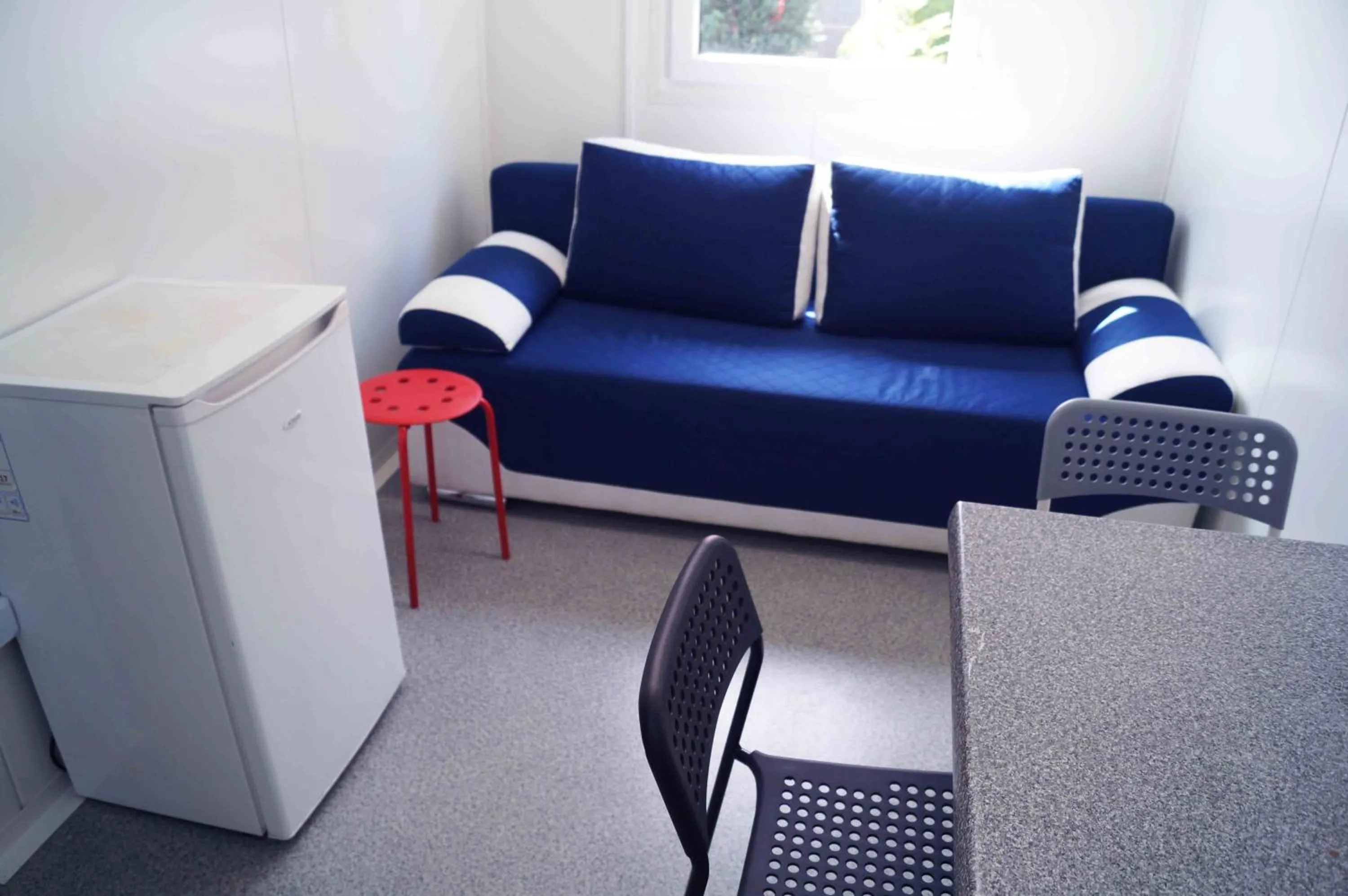 Seating area in Mini Kemping Laguna