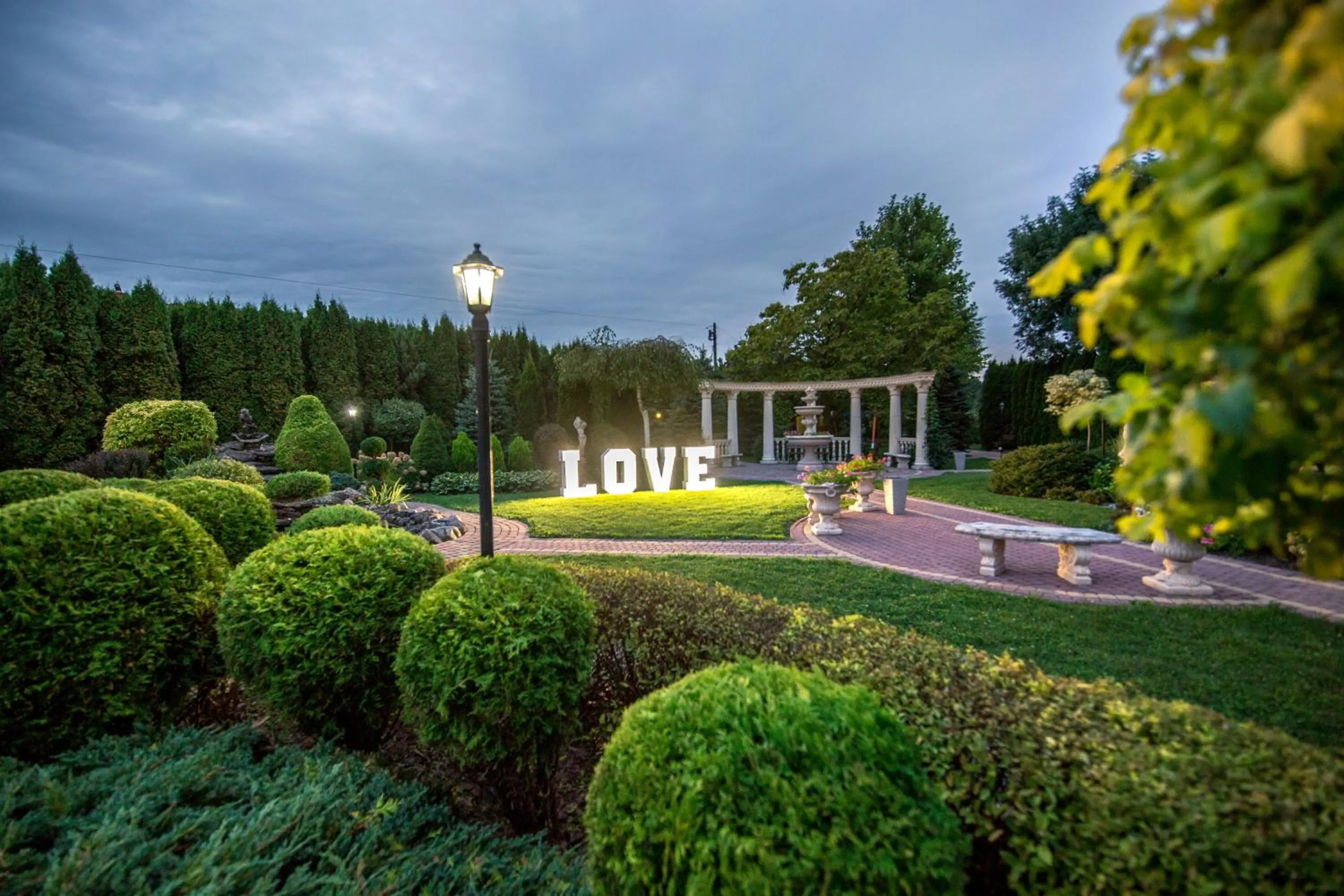 Natural landscape in Hotel Villa Riviera