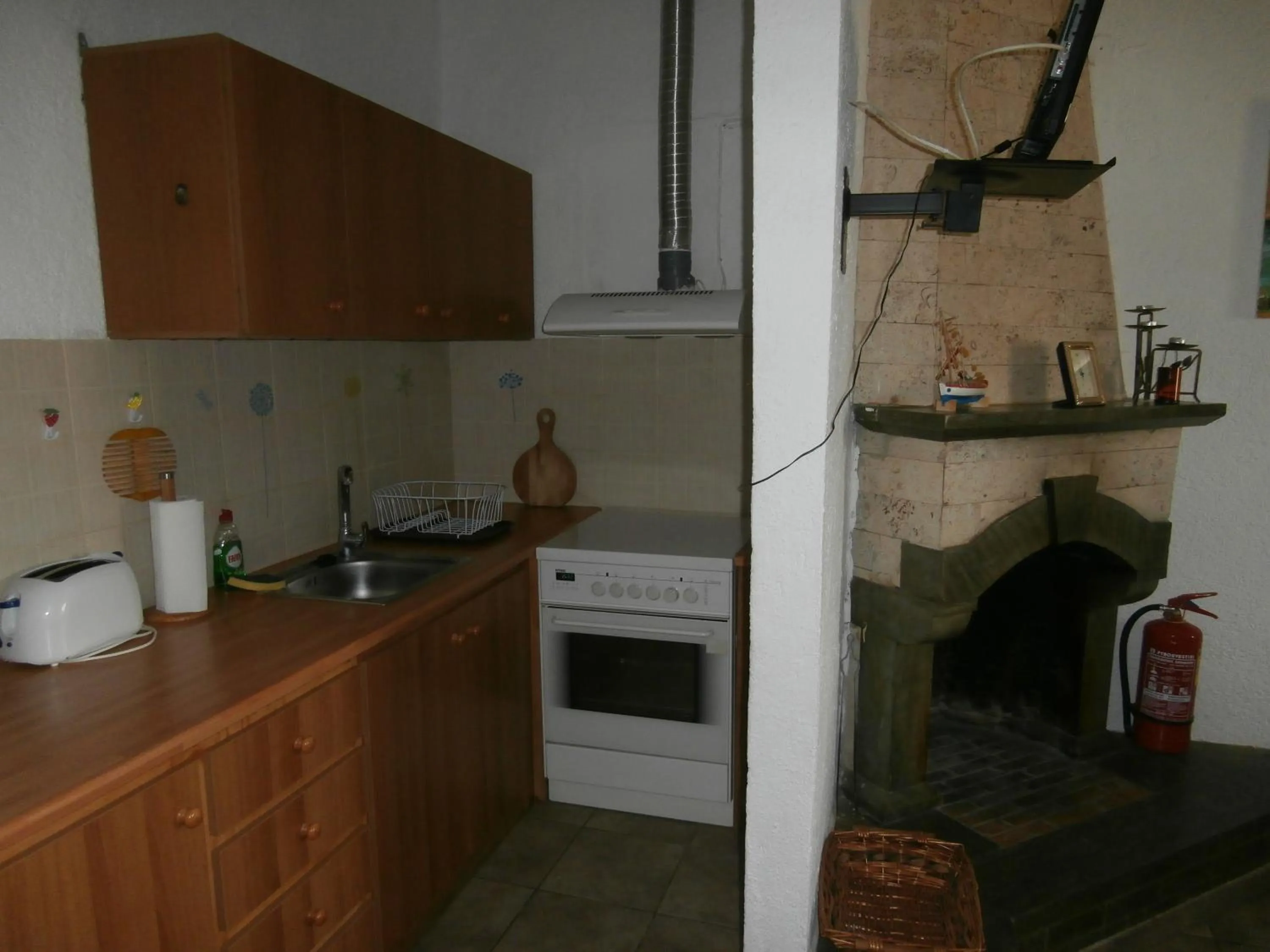 Kitchen or kitchenette in Hotel Eliza