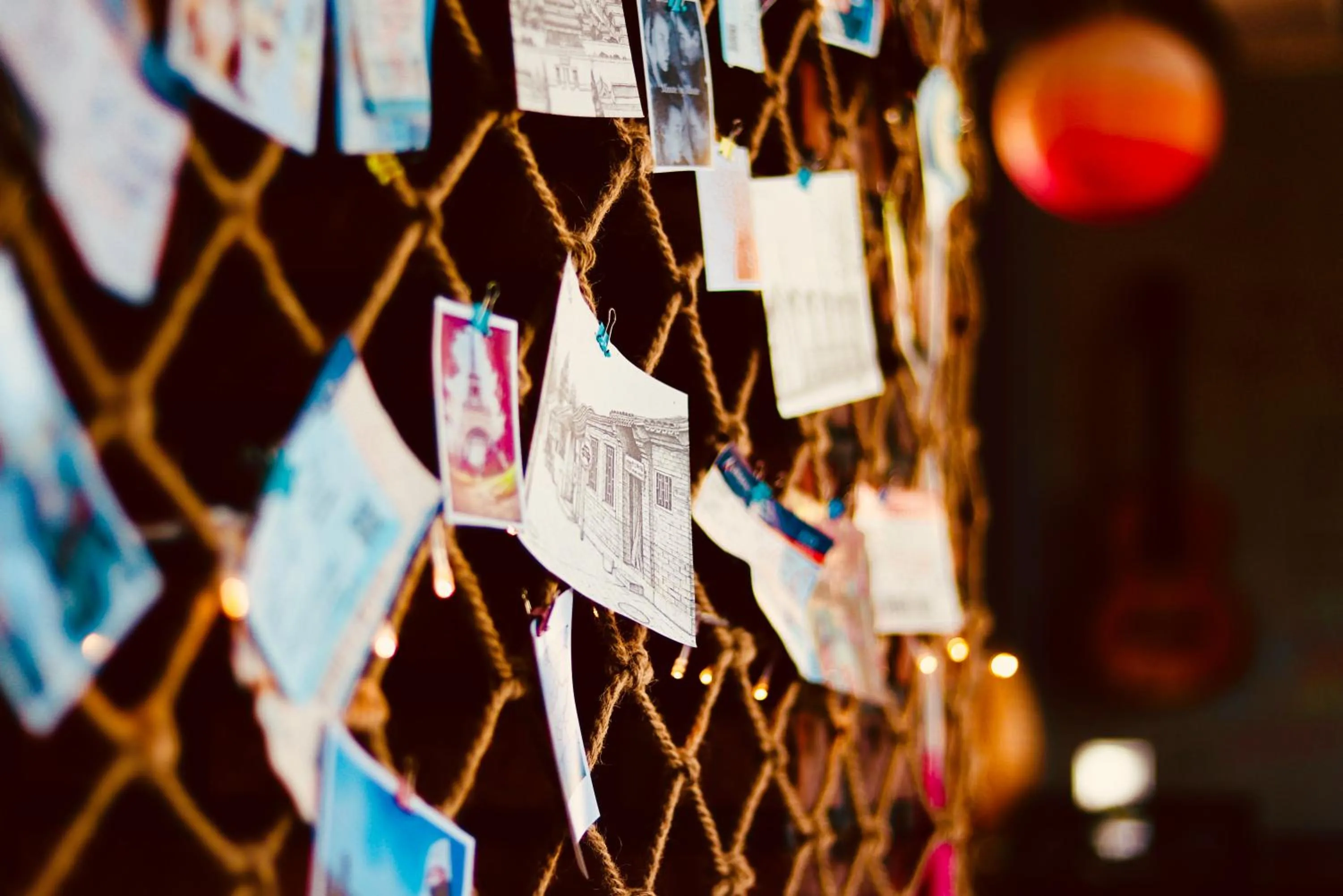 People in Lantern Hotel